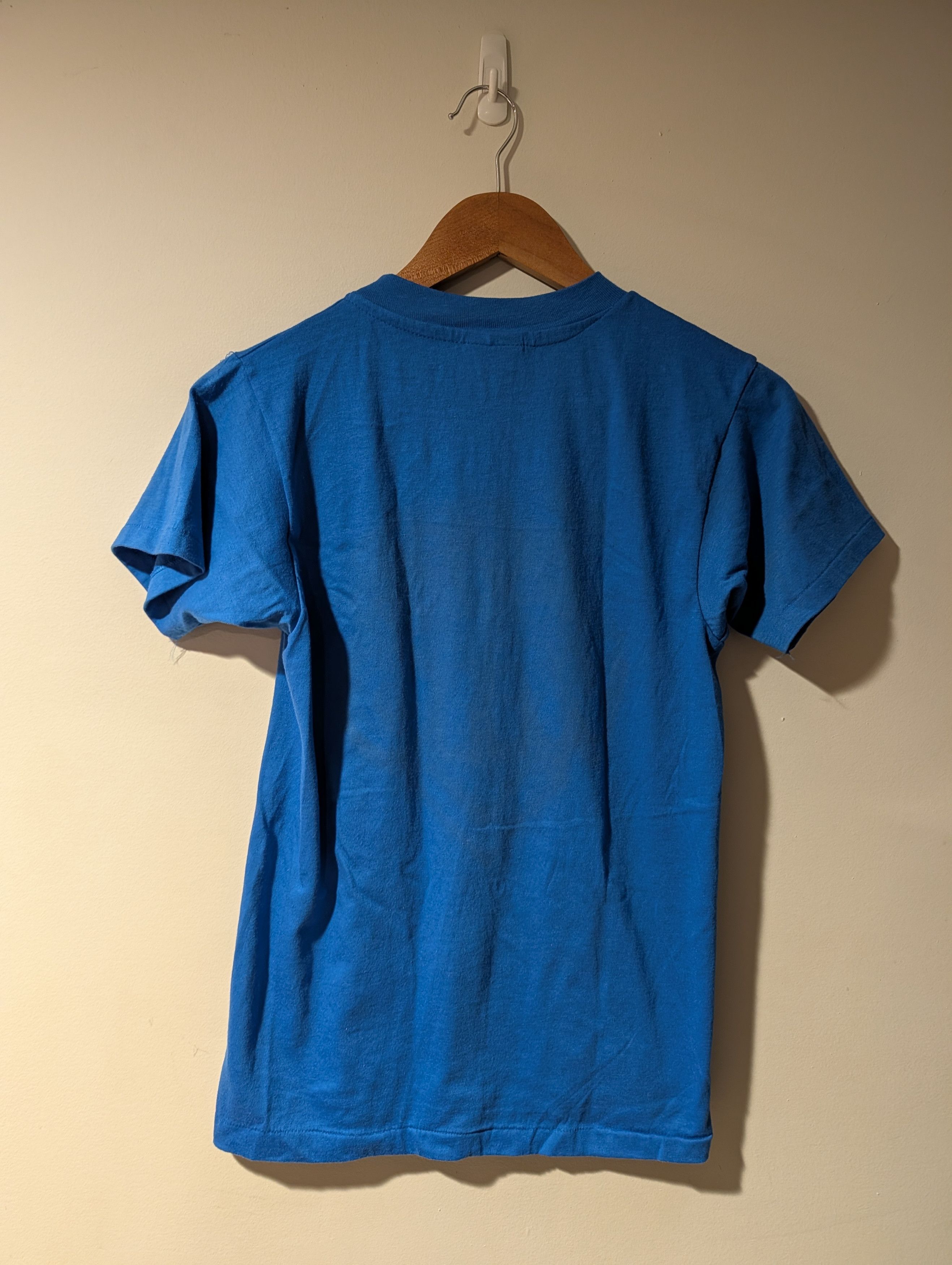 Hanes Vintage 80s Doctor Who Logo TV Show Promo Blue Small T-Shirt Size US S / EU 44-46 / 1 - 5 Thumbnail