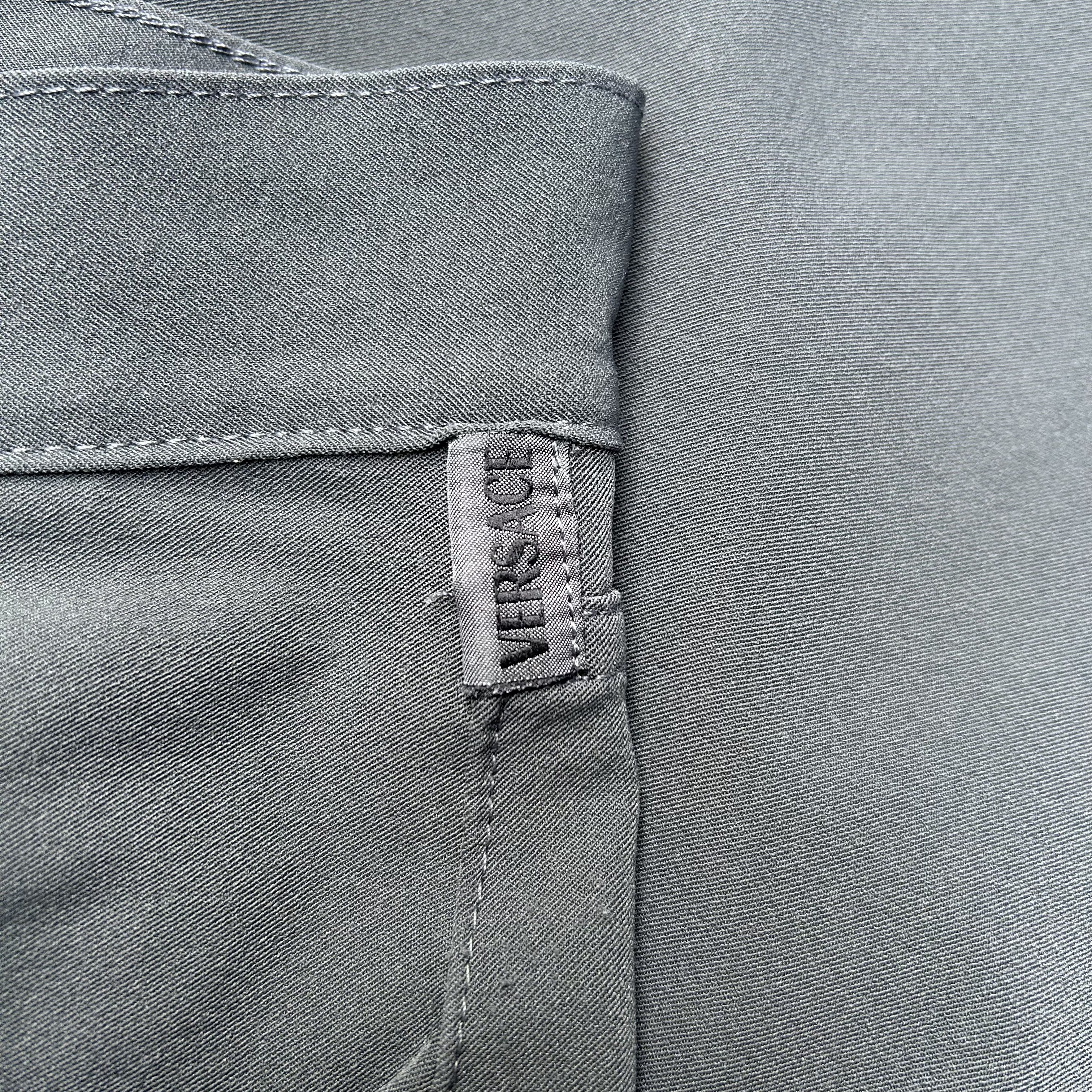 Versace Vintage Versace Grey/Green Trousers Pants Size US 34 / EU 50 - 7 Thumbnail