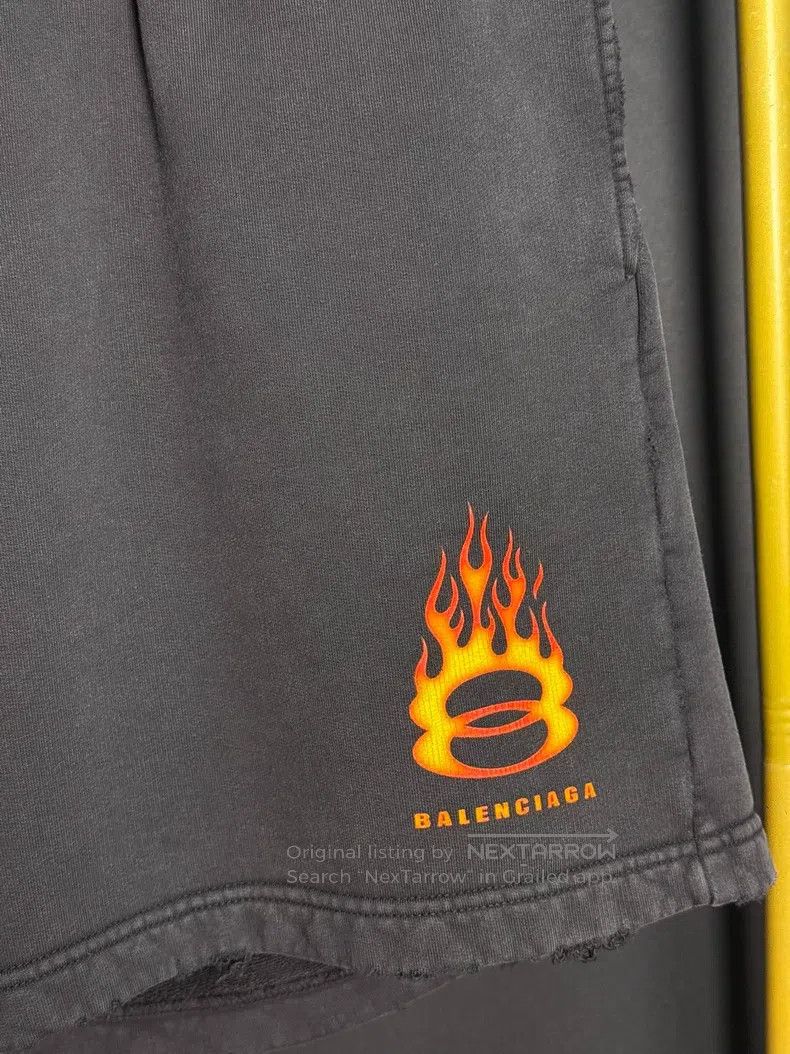 Balenciaga Balenciaga size XS Flame Double Ring Short Pants Size US 27 - 2 Thumbnail