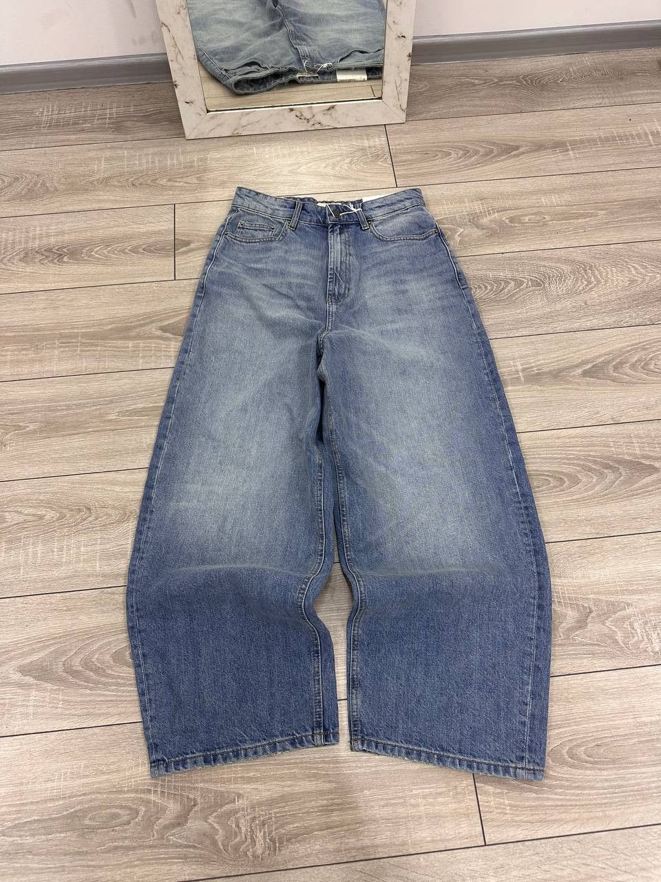 Hysteric Glamour Baggy Wide Denim Light Y2K New Jeans Size US 30 / EU 46 - 2 Thumbnail