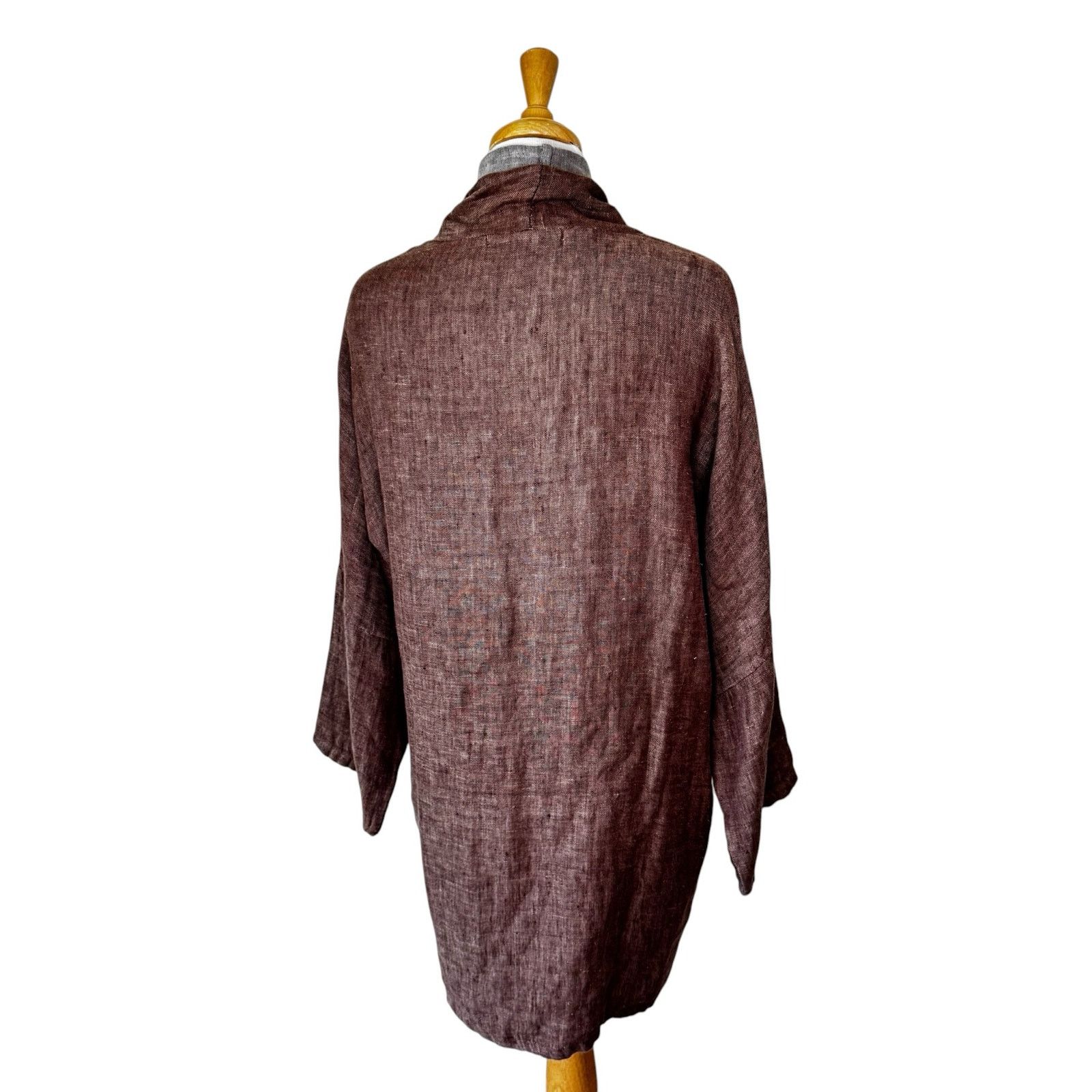 Other FILOSOFIA 100% Cotton Open Front Longline Cardigan XS/S Size XS / US 0-2 / IT 36-38 - 4 Thumbnail