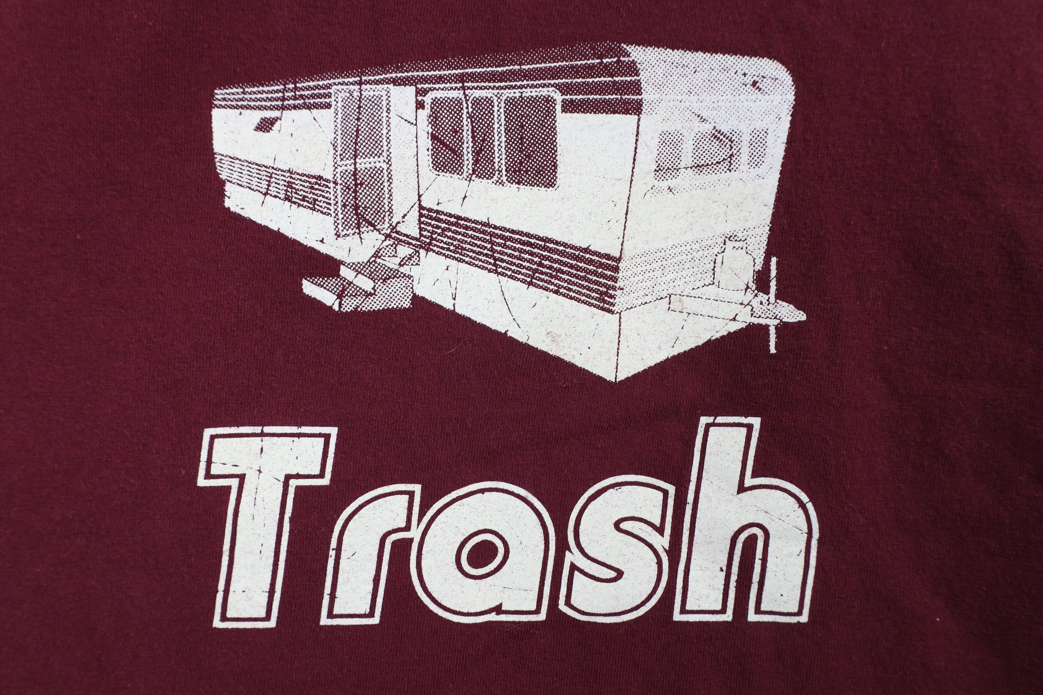 Vintage Vintage 90s Y2K Streetwear Trailer Trash Skateboard T-Shirt Size US XL / EU 56 / 4 - 4 Thumbnail