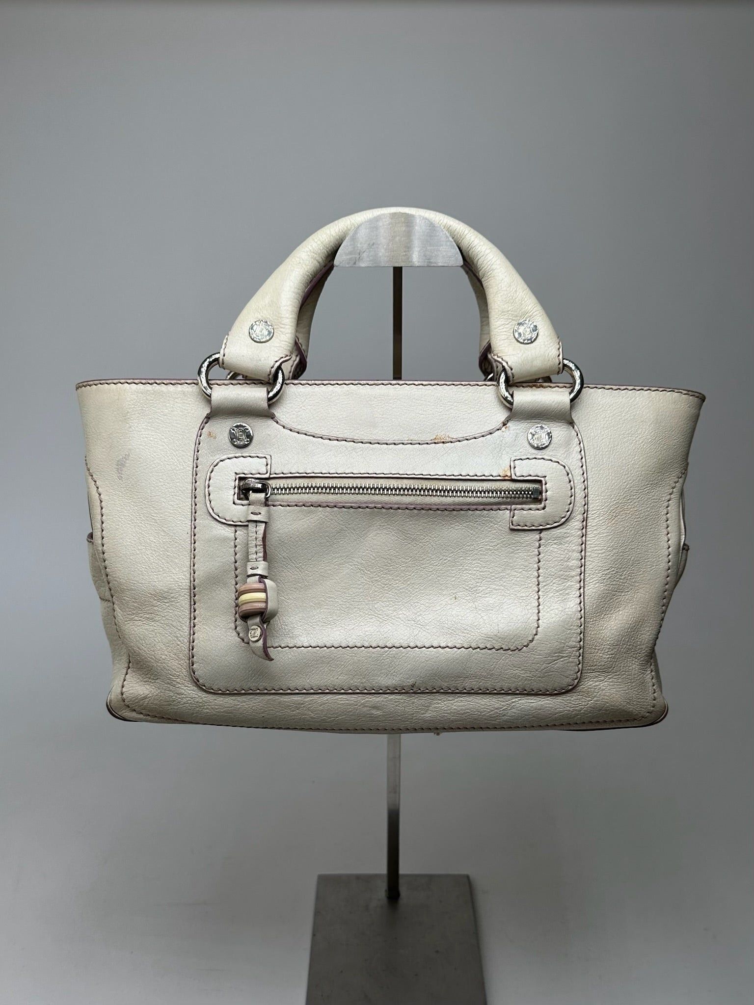Celine Vintage Paris Leather bag white Size ONE SIZE - 1 Thumbnail