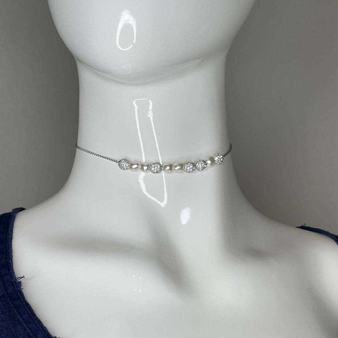Swarovski Swarovski pear-shaped stones sparkling crystals Choker Size ONE SIZE - 1 Thumbnail