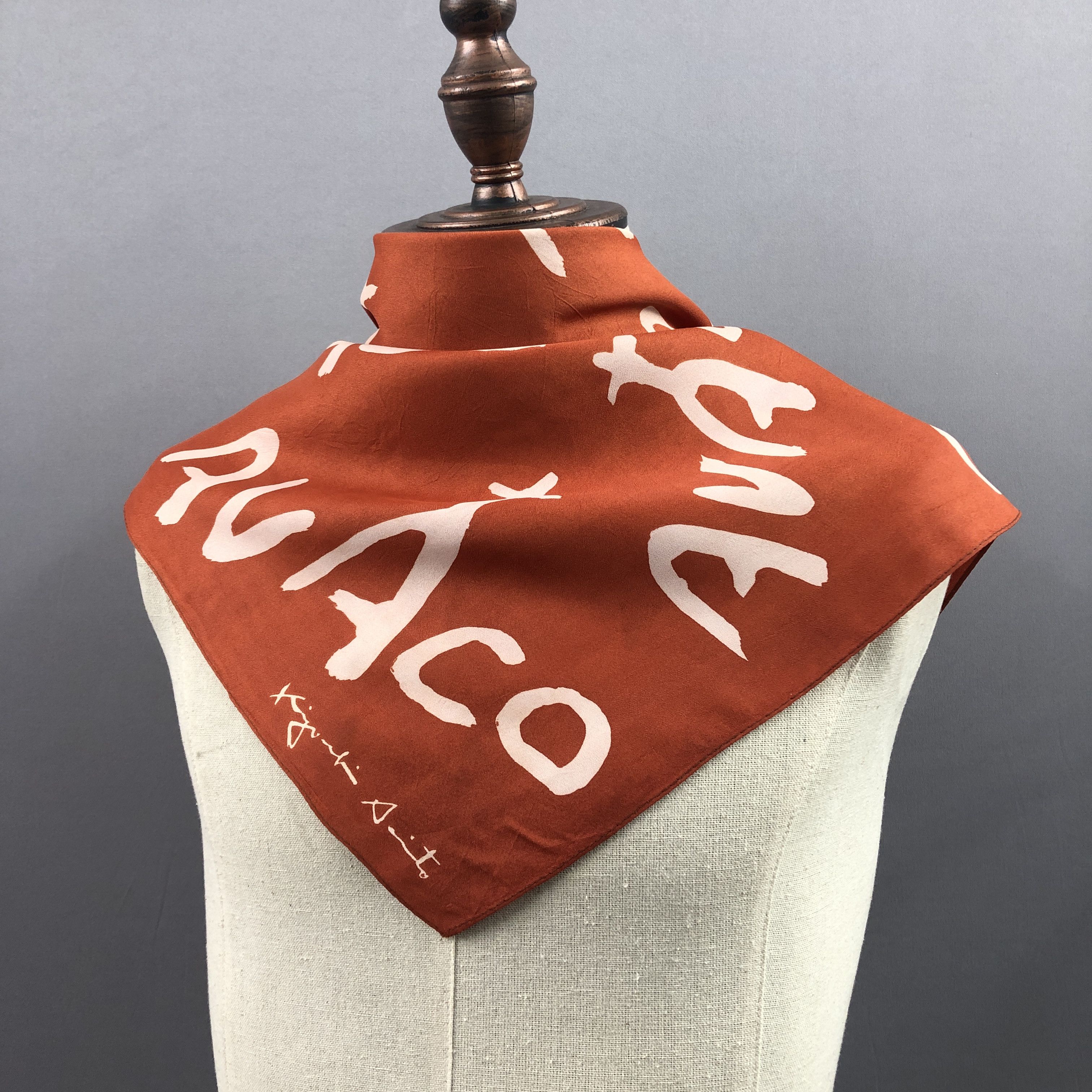 Other × Vintage Vintage Avaco SILK Scarf Twill Stole Wraps Scarves Size ONE SIZE - 4 Thumbnail