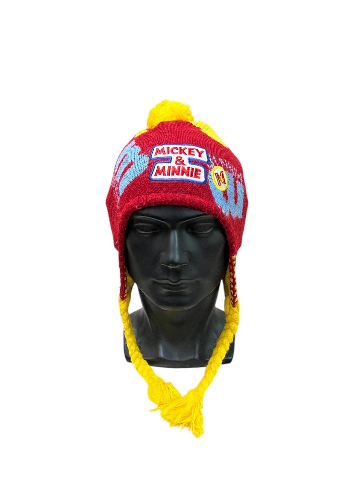 Disney × Mickey Mouse Mickey Mouse Cartoon Earflap Beanie Hats Size ONE SIZE - 1 Thumbnail