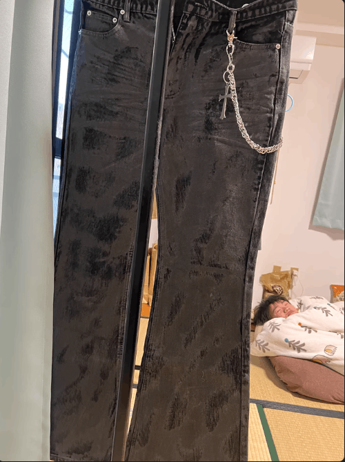 Jean × Vintage Waxed Stacked Jeans, Flared Jeans Size US 30 / EU 46 - 7 Thumbnail