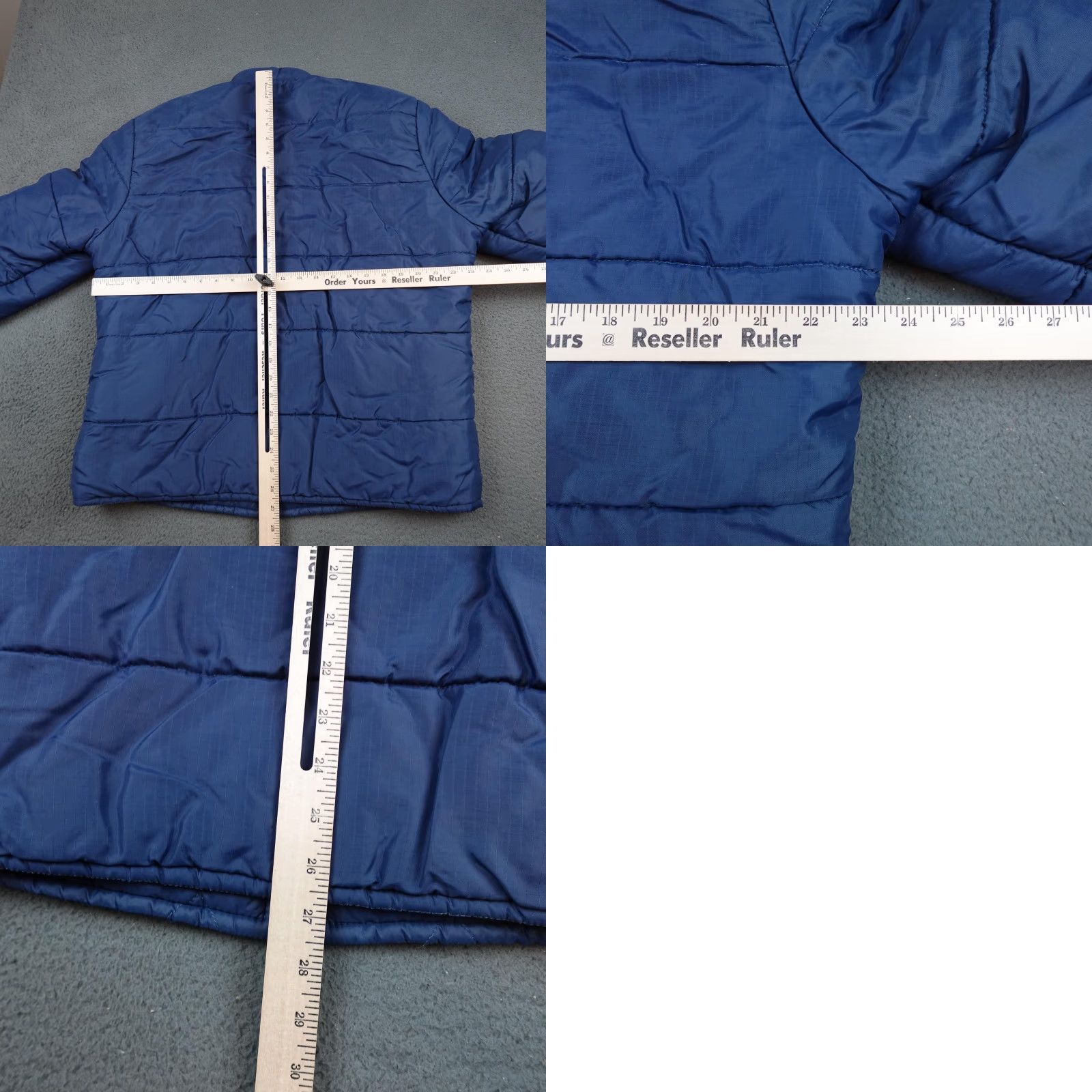 Sears VINTAGE Sears The Mens Store Jacket Mens Large Blue Quilted Puffer Full Zip Size US L / EU 52-54 / 3 - 8 Thumbnail