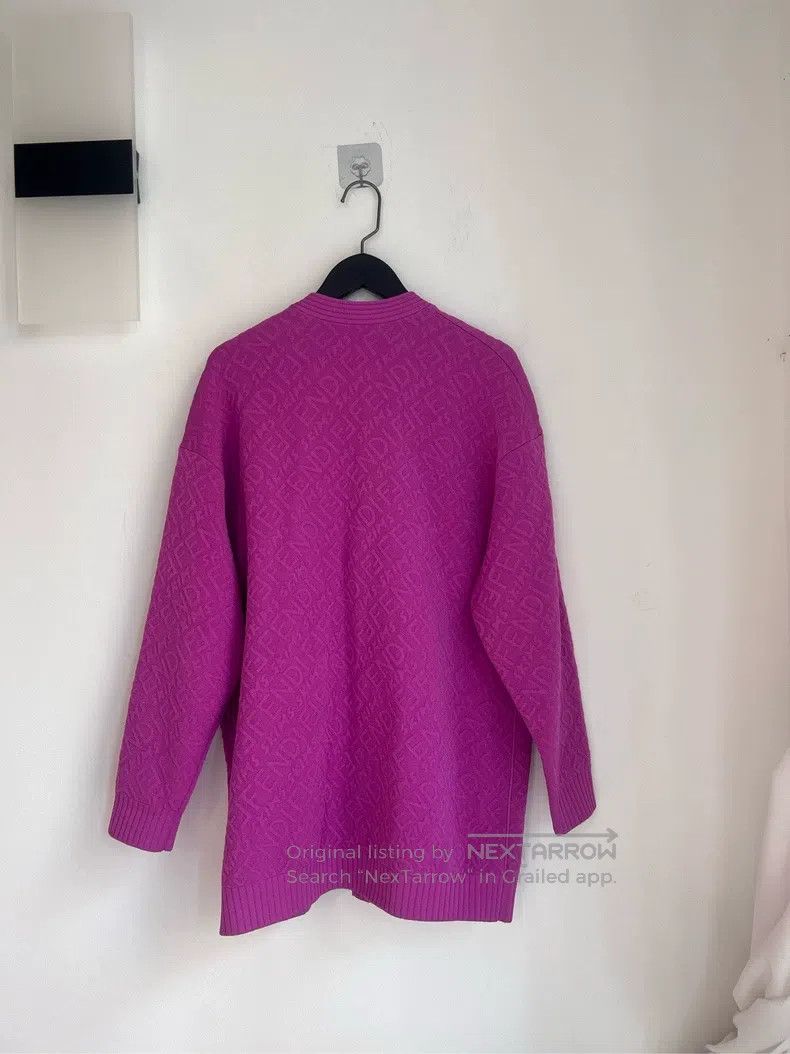 Fendi Fendi Skims Limited Edition Fuchsia Embossed Cardigan Size XS / US 0-2 / IT 36-38 - 4 Thumbnail