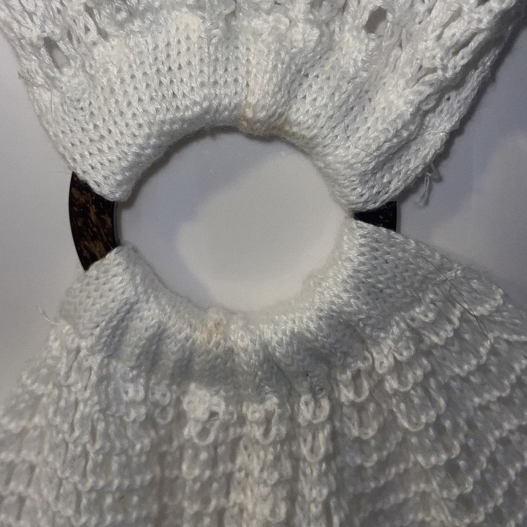 Other Long Sleeve Crochet Knit Cutout Beach Cover Up Dress Beach Size ONE SIZE - 3 Thumbnail