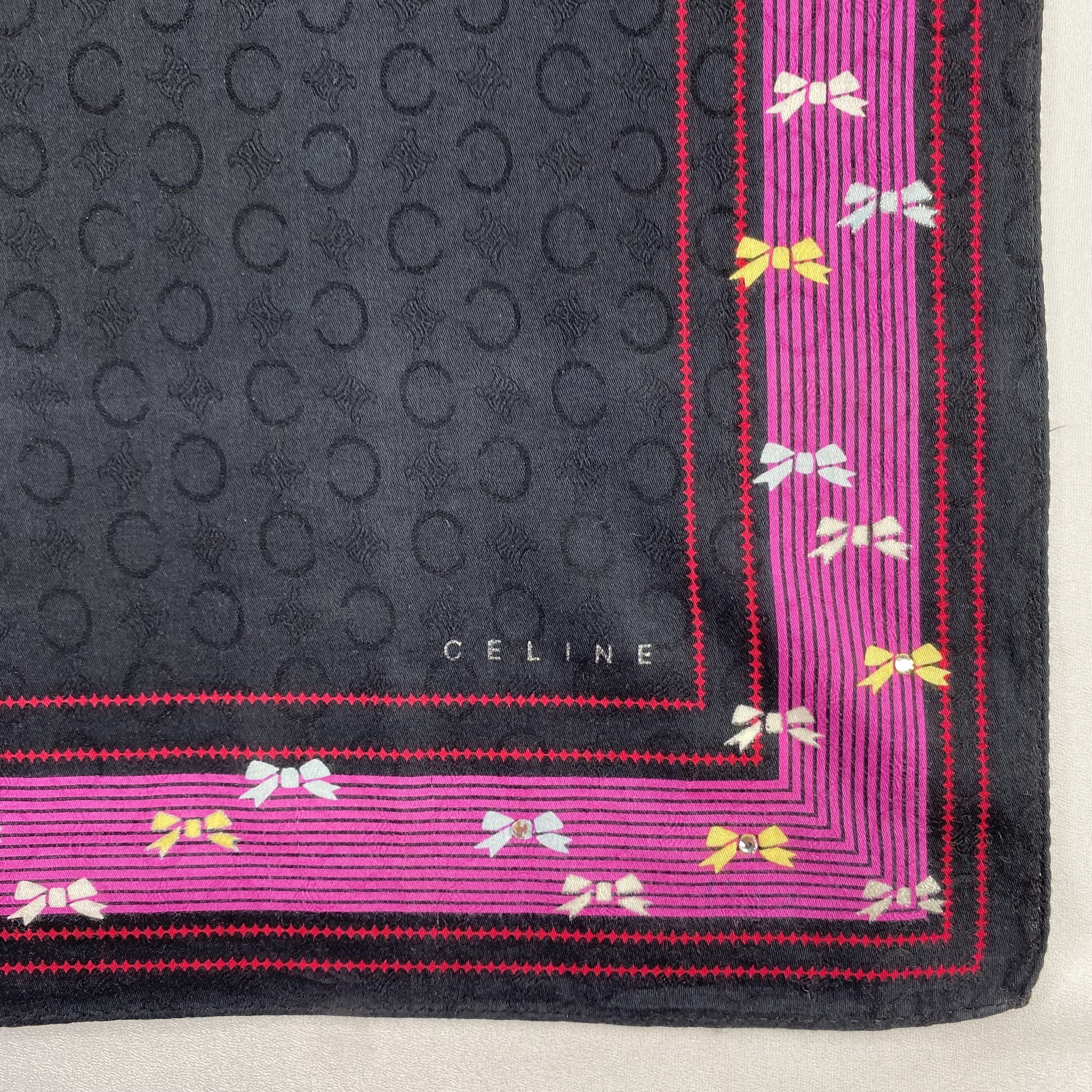 Celine × Vintage Celine Handkerchief / Neckerchief / Bandana-P1553 Size ONE SIZE - 3 Thumbnail
