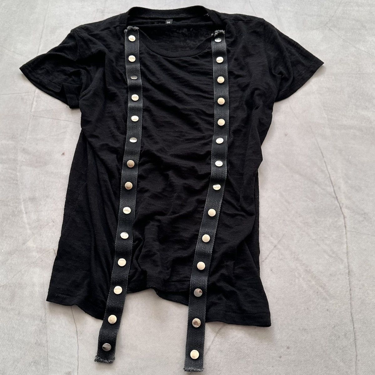 Hysteric Glamour × Undercover Gothic Studded Straps Mesh T Shirt LGB Tripp NYC Vibe Size M / US 6-8 / IT 42-44 - 2 Thumbnail