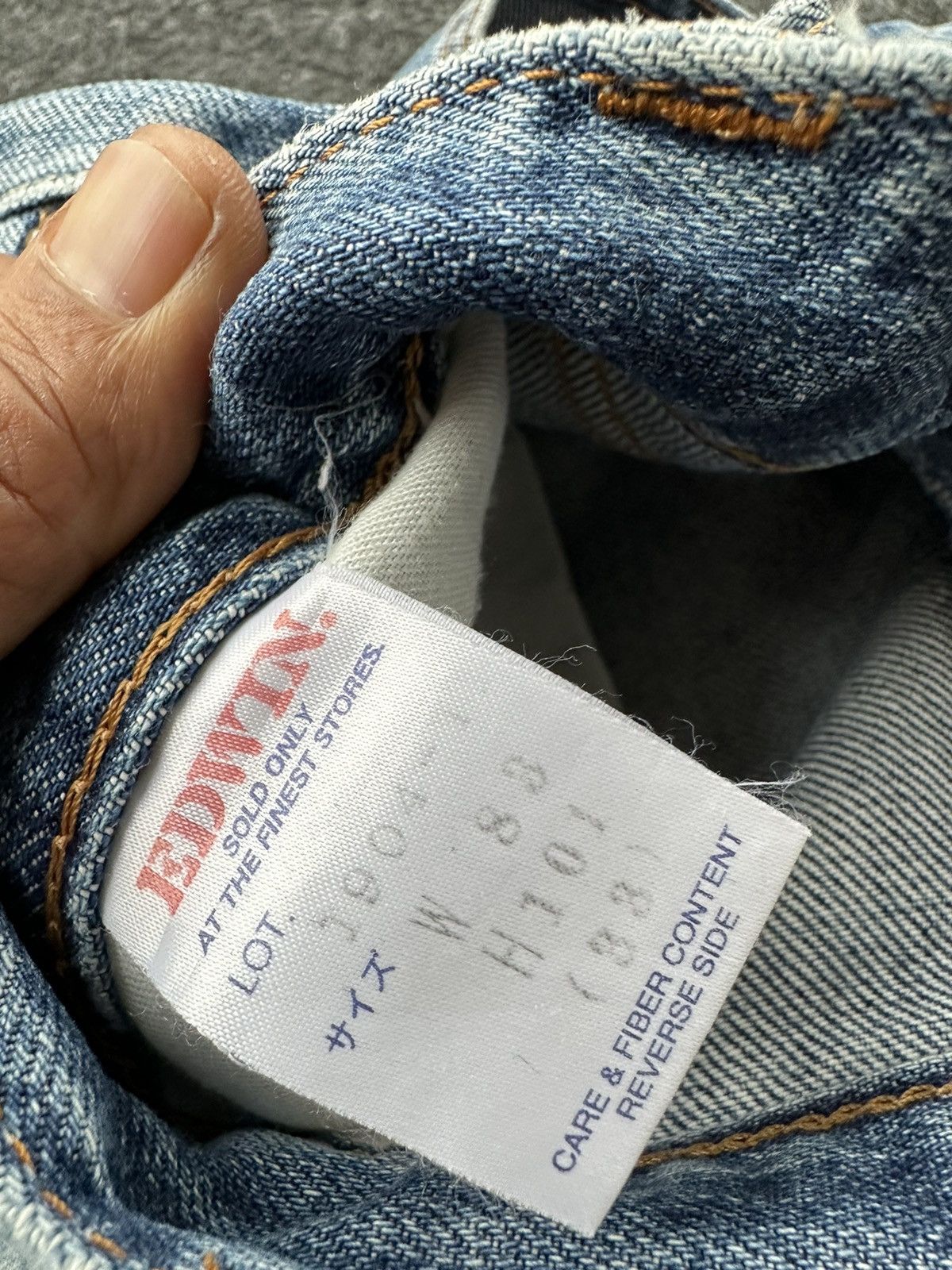 Edwin Edwin Us Classic Scovill Button Washed Vintage Denim D508 Size US 32 / EU 48 - 17 Thumbnail