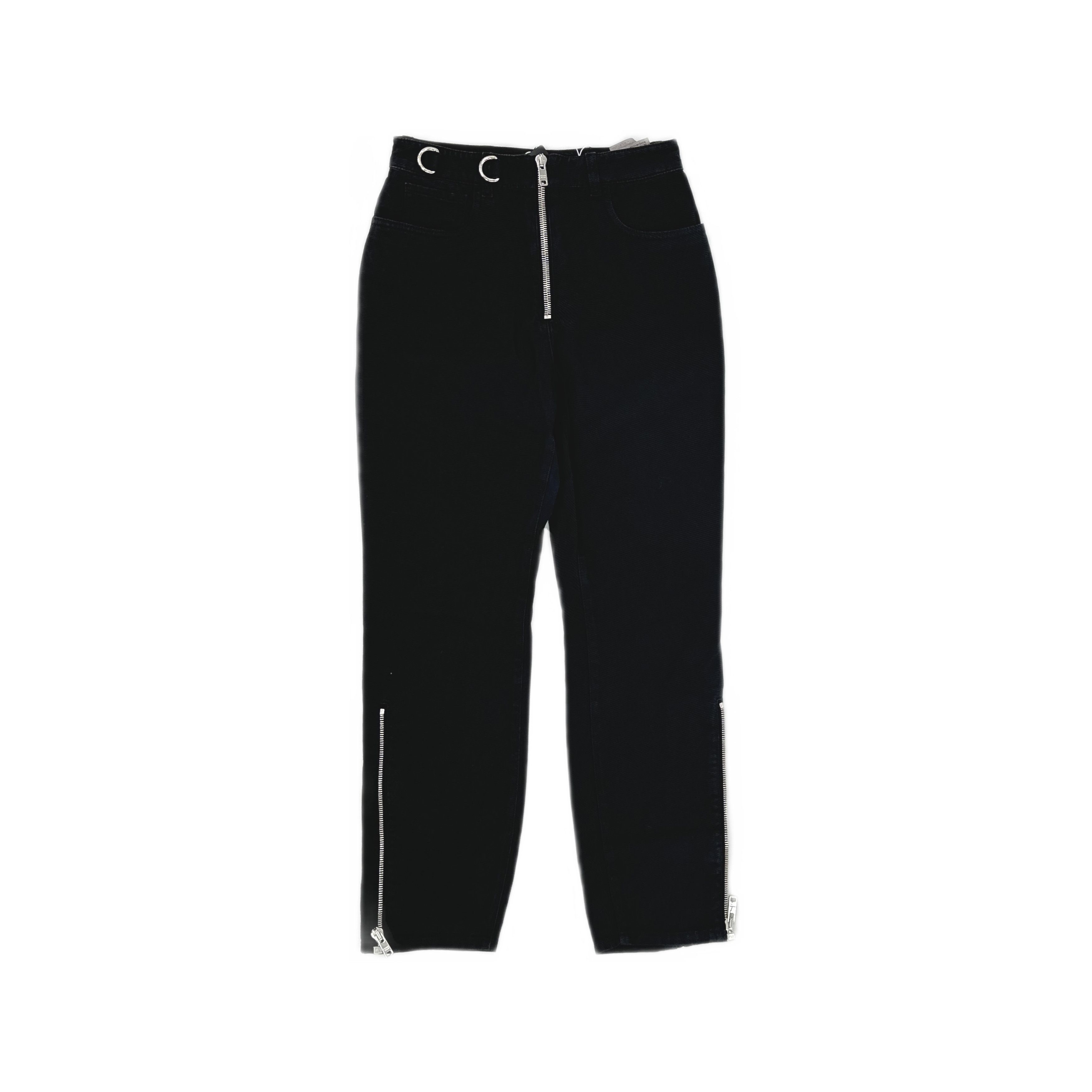 Prada Prada Zip Detail Denim Pants Black Size 27 Size US 27 - 1 Thumbnail
