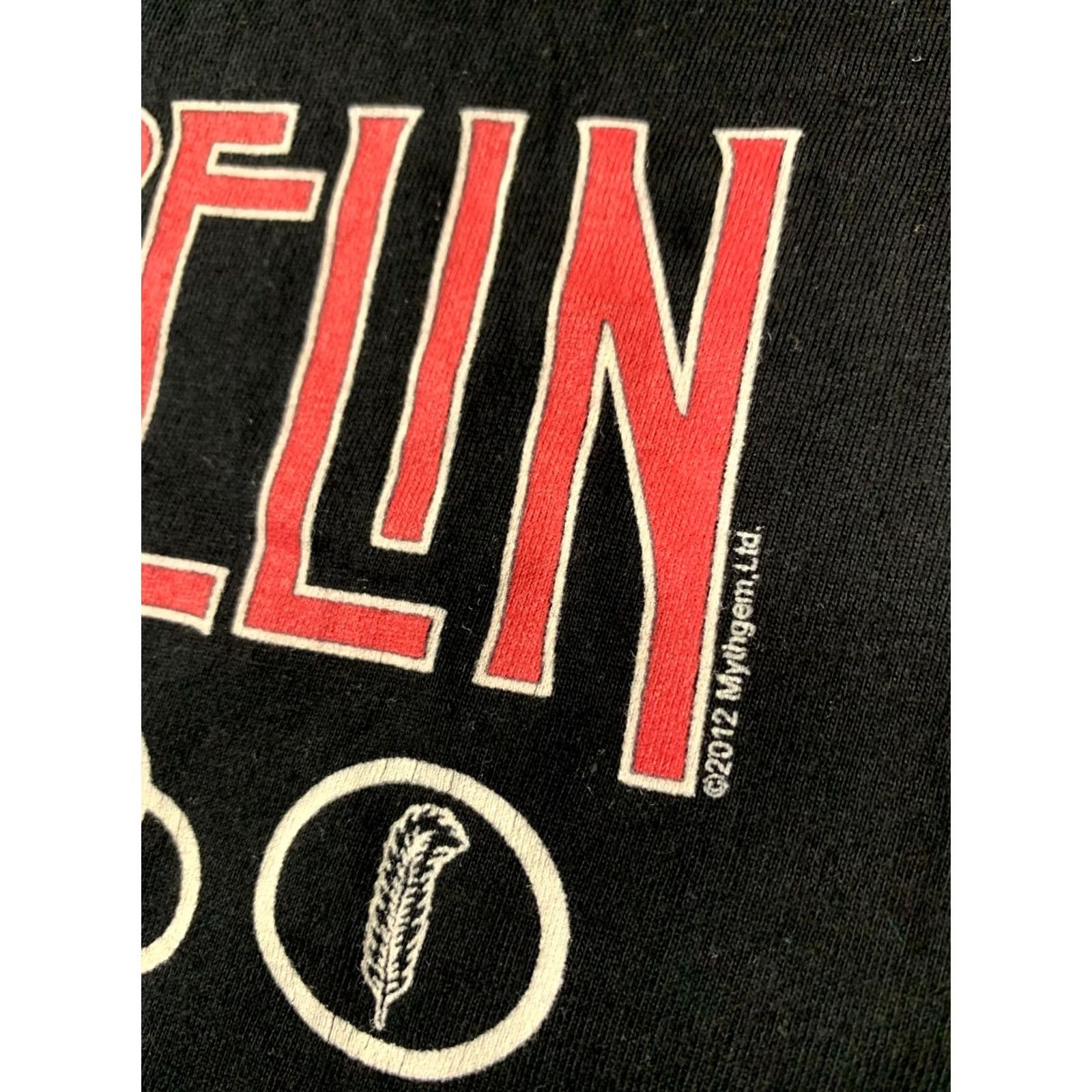 Gildan LED ZEPPELIN Shirt Men 2012 2010's Black XS-XL L Large Short Sleeve Tee Jersey GILDAN Official Product Print Led Zeppelin Size US L / EU 52-54 / 3 - 4 Thumbnail