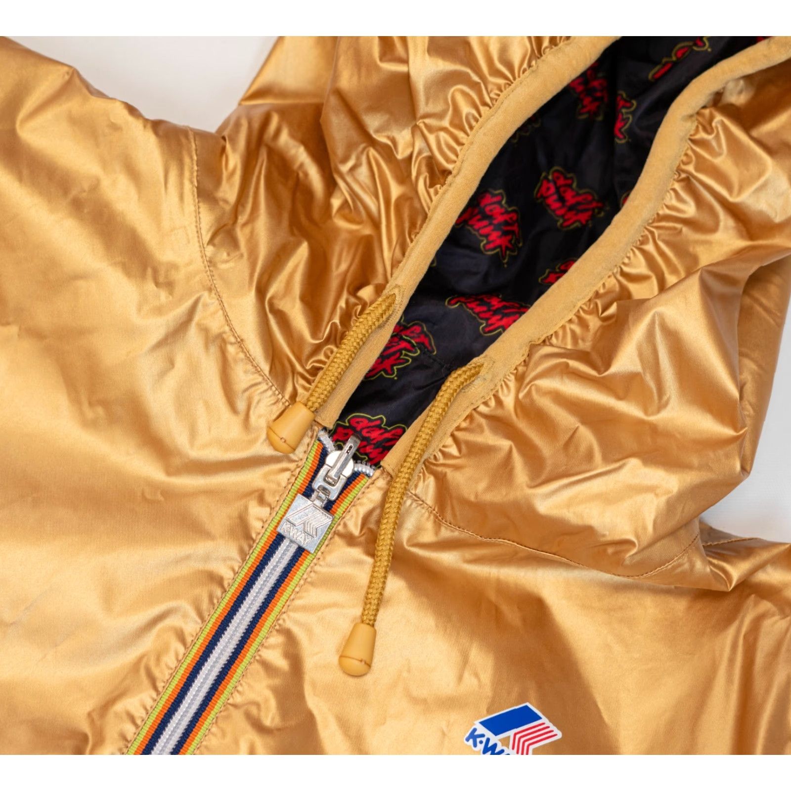 Vintage VINTAGE Daft Punk Jacket Gold Men XL K.WAY 3-in-1 Reversible Promo Limited Edition Size US XL / EU 56 / 4 - 5 Thumbnail