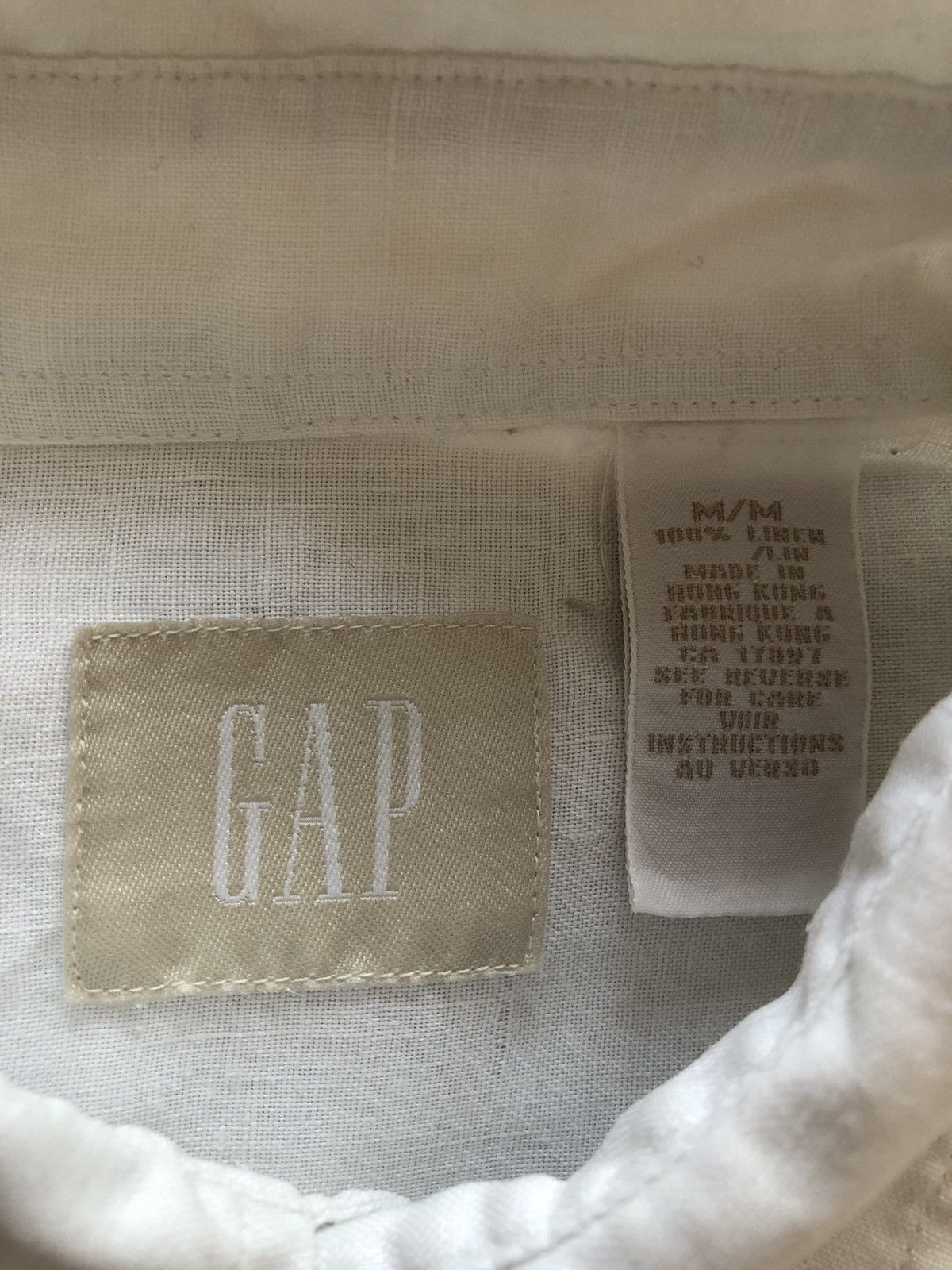 Gap GAP USA VINTAGE CLASSIC CASUAL BUTTON UP SHIRT Size US M / EU 48-50 / 2 - 2 Thumbnail