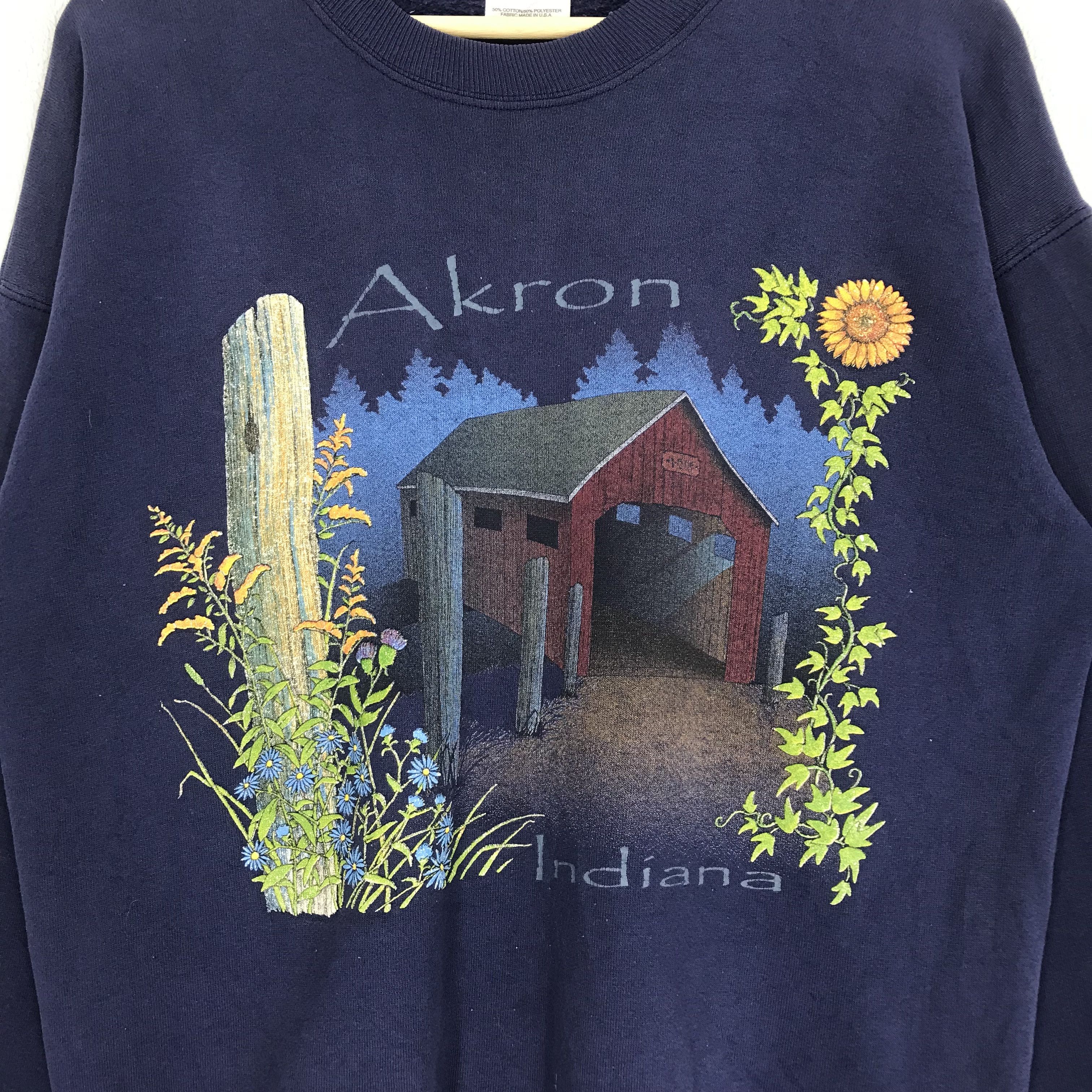 Hanes Vintage Akron Signature Sweatshirt - 62 Size US M / EU 48-50 / 2 - 3 Thumbnail