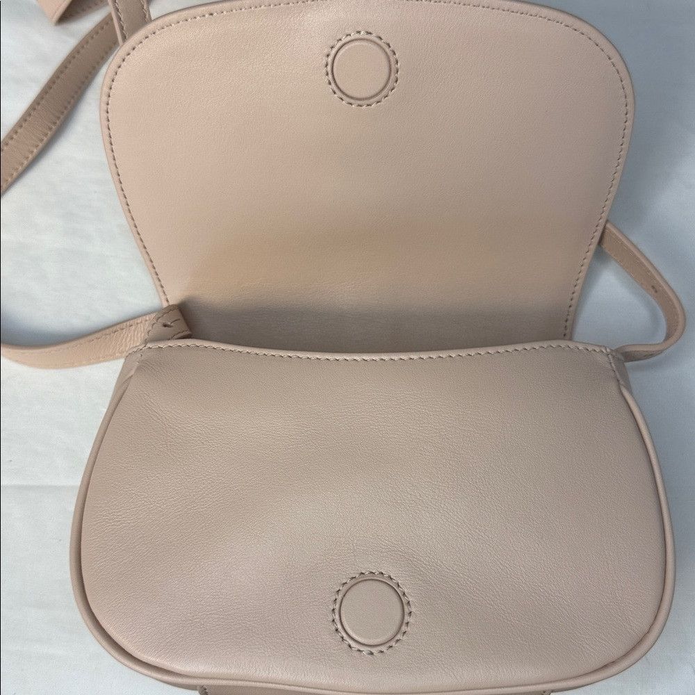 Alexander McQueen McQueen Mini T-Bar Leather Shoulder Crossbody Bag – Blush P Size ONE SIZE - 7 Thumbnail