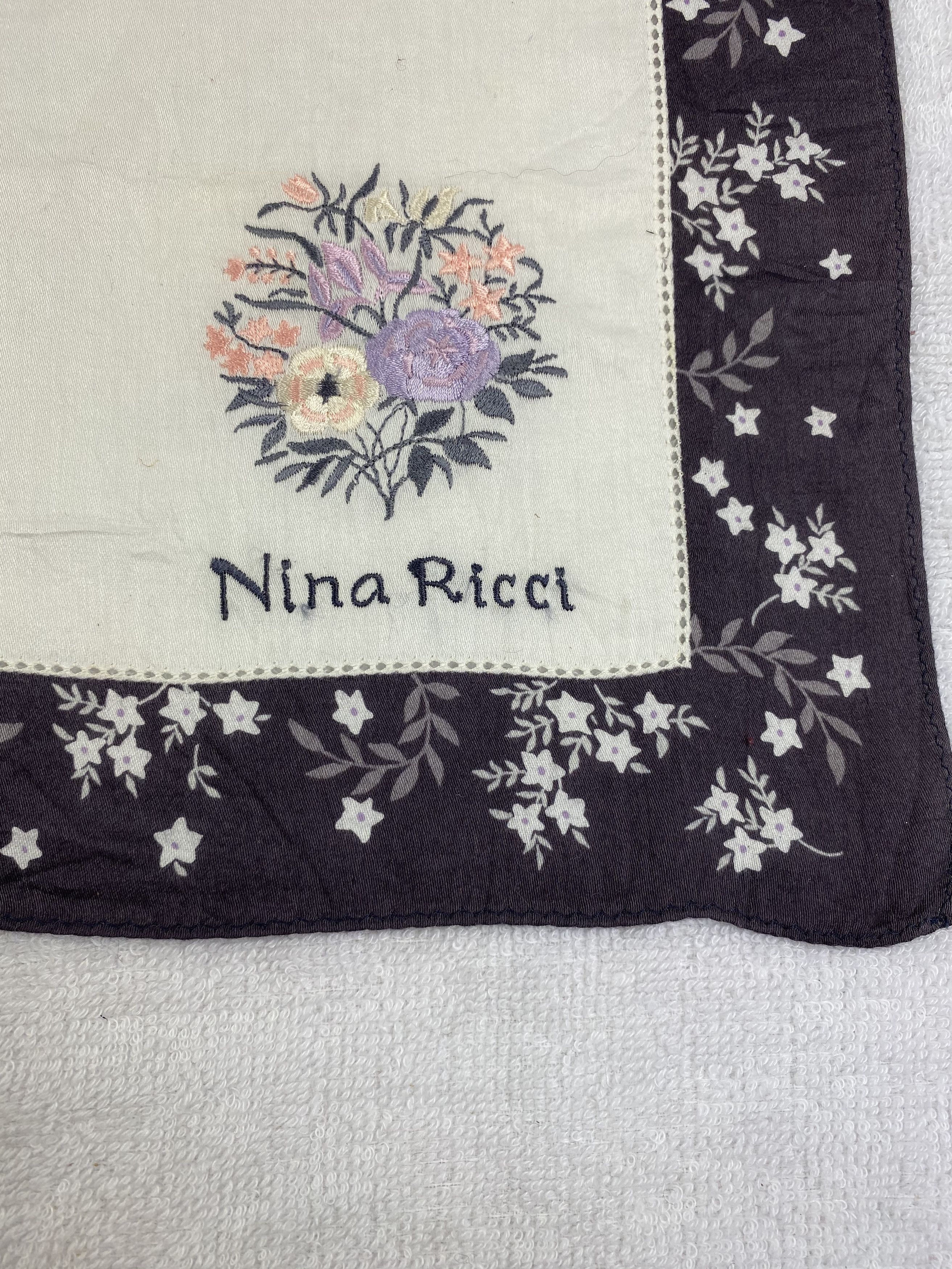 Nina Ricci × Vintage Nina Ricci Handkerchief / Bandana / Neckerchief Size ONE SIZE - 5 Thumbnail