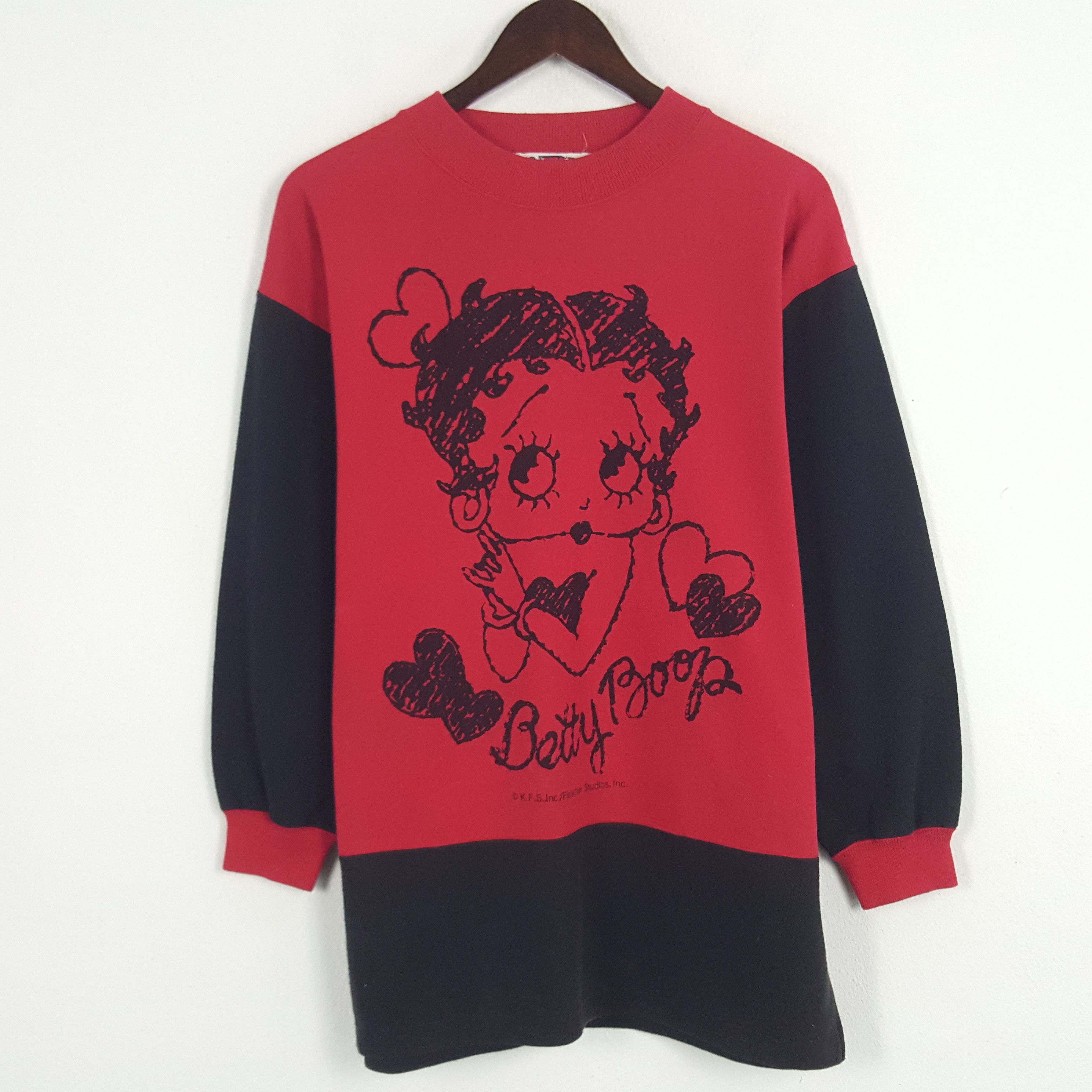 Vintage Vintage Betty Boop Sweatshirt Size US M / EU 48-50 / 2 - 1 Thumbnail