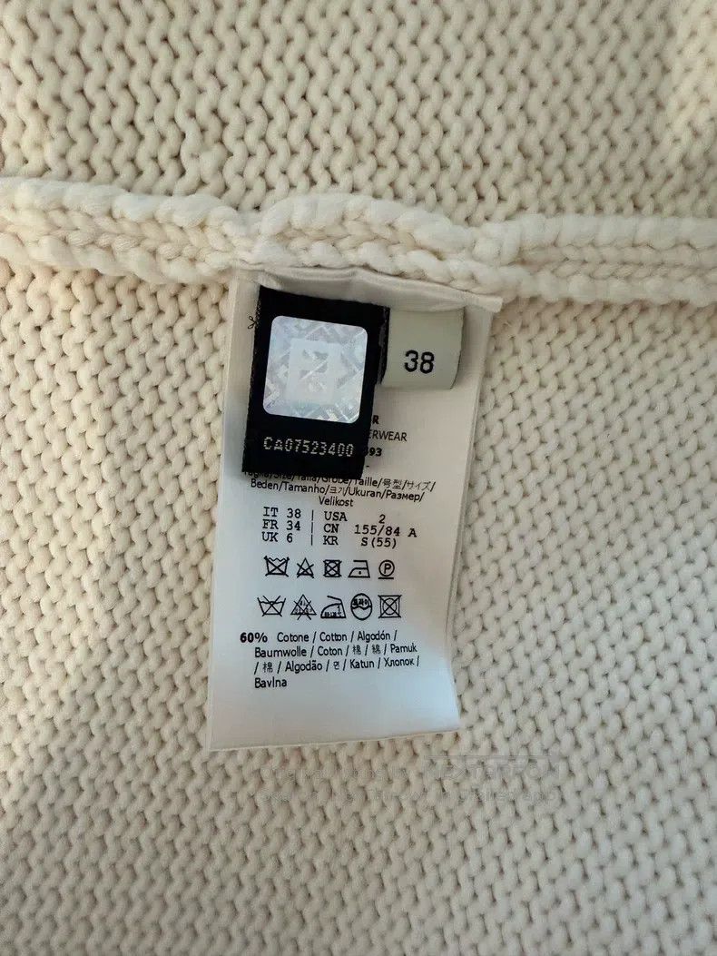 Fendi Fendi Padded Shoulder Tuxedo Sweater Jacket Size XS / US 0-2 / IT 36-38 - 4 Thumbnail