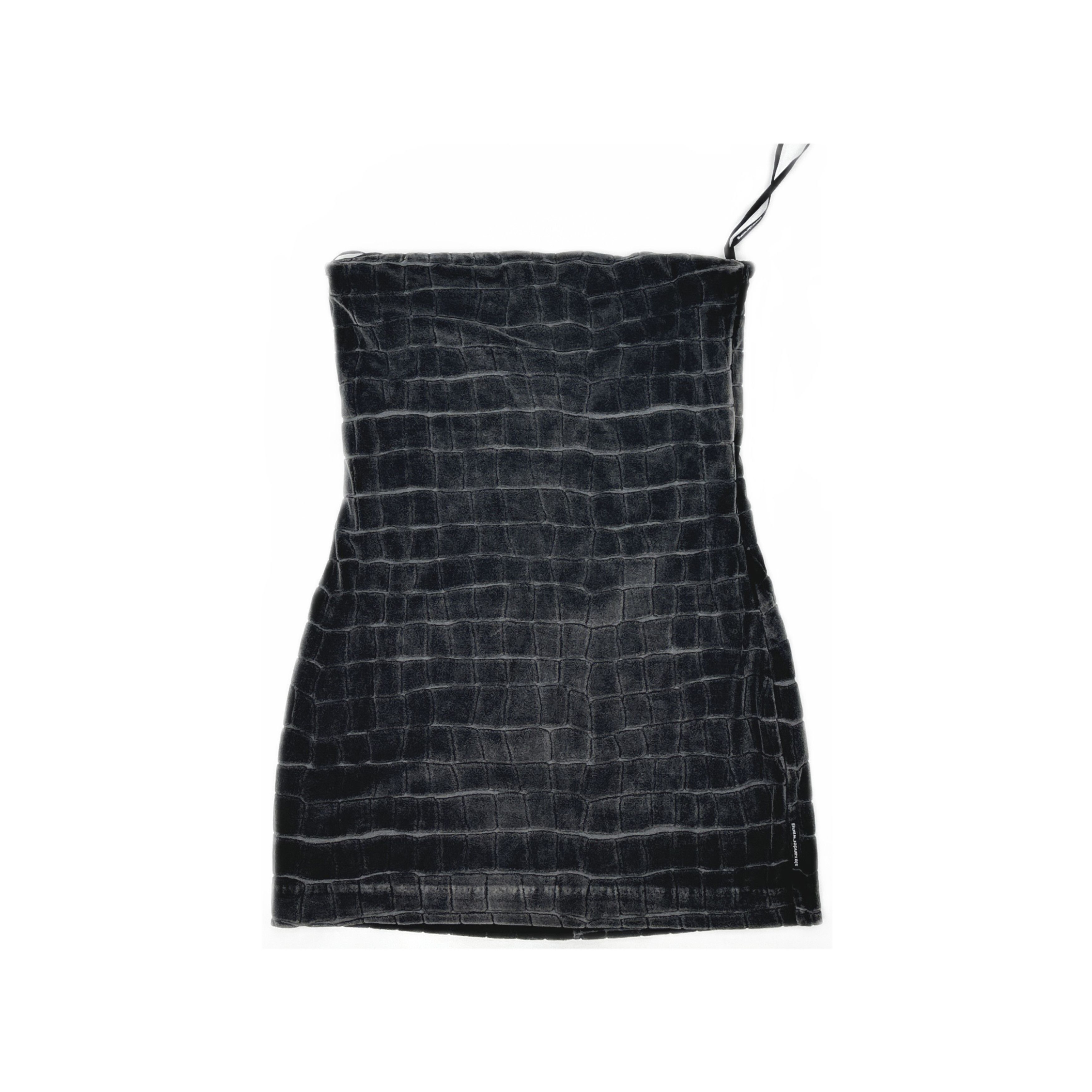 Alexander Wang Alexander Wang Croc-Embossed Mini Dress Size 10 Size L / US 10 / IT 46 - 1 Thumbnail