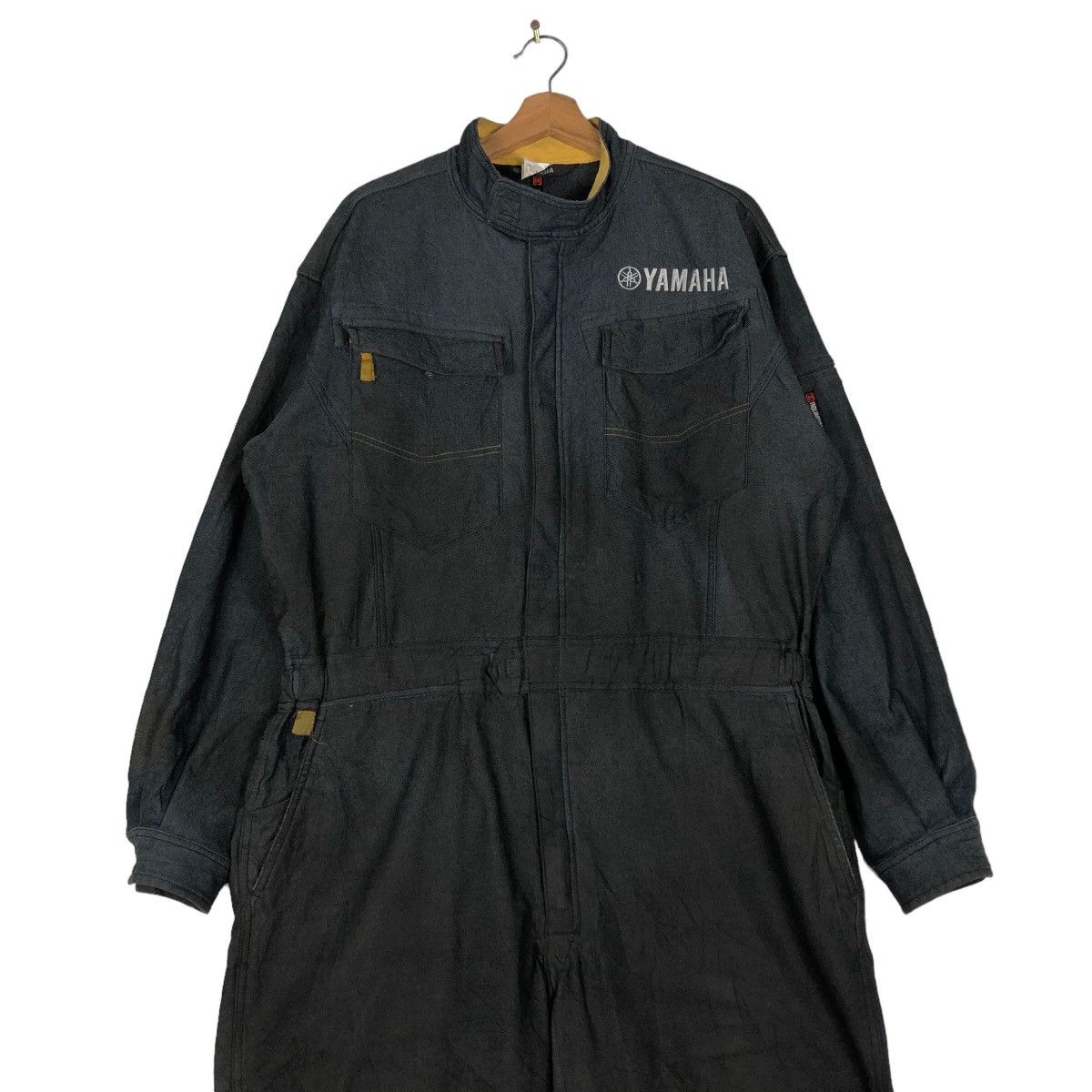 Japanese Brand 🔥Vintage Racing Wear Jumpsuits Yamaha Big Logo Motorcross Size US 40 / EU 56 - 4 Thumbnail