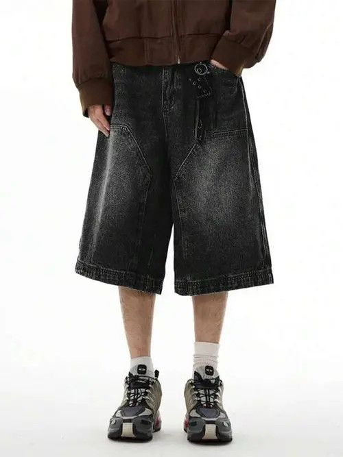 Japanese Brand × Vintage GOTH Vintage RETRO washed jorts shorts Size US 35 - 1 Thumbnail