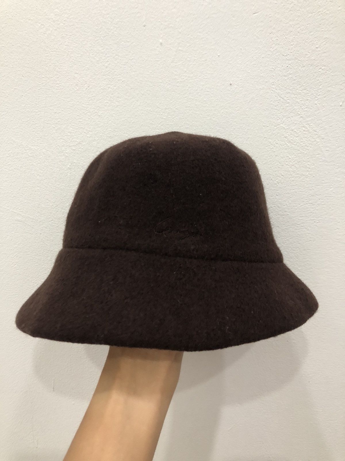Kenzo Vintage Kenzo Brown Wool Bucket Hat Size ONE SIZE - 1 Thumbnail