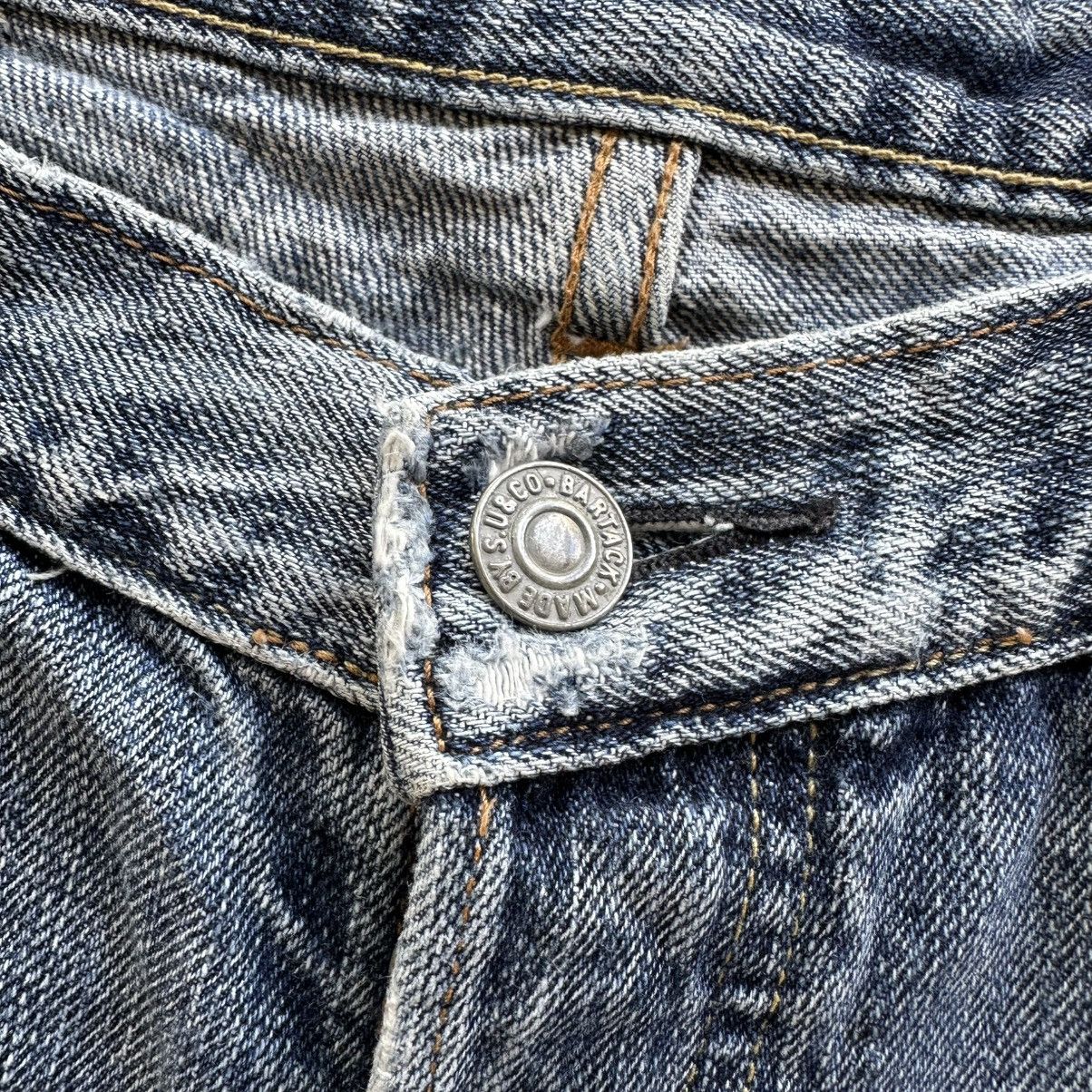 Japanese Brand Vintage Japanese Raw Faded Denim Jeans Made In Japan Size 31 Size US 31 - 4 Thumbnail