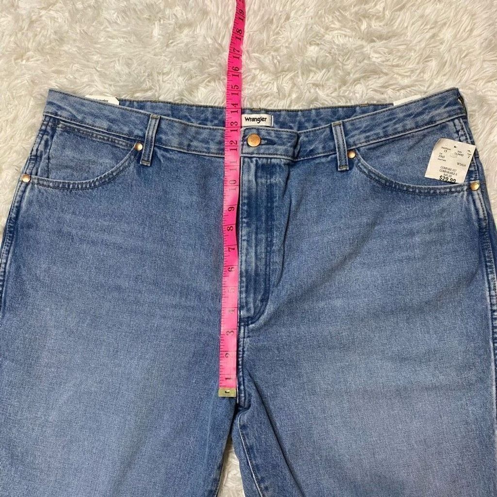 Wrangler Wrangler Wrock High Rise Kicked Flare Jean Raw Hem 35x27 NEW Size 35" - 11 Thumbnail