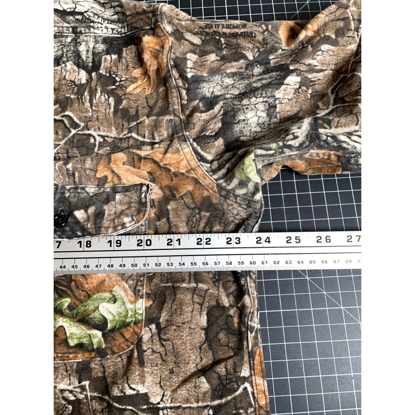 Vintage VINTAGE Northwest Territory Camouflage Flannel Shirt Men's Large Green Trebark Camouflage Shirt Size US L / EU 52-54 / 3 - 5 Thumbnail