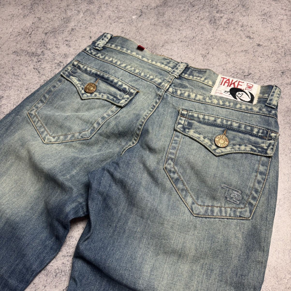Vintage NEW Take Two Vintage Rare Dragon Jeans Style Ed Hardy Size US 30 / EU 46 - 9 Thumbnail