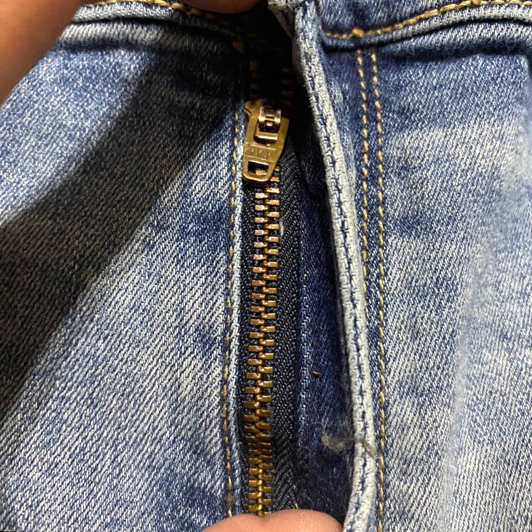Denime Judy Blue Jeans Womens 15 Denim Skinny Mid Rise Distressed Pockets Blue 5-Pocket Regular Inseam 28 Size 36" / US 14 / IT 50 - 7 Thumbnail
