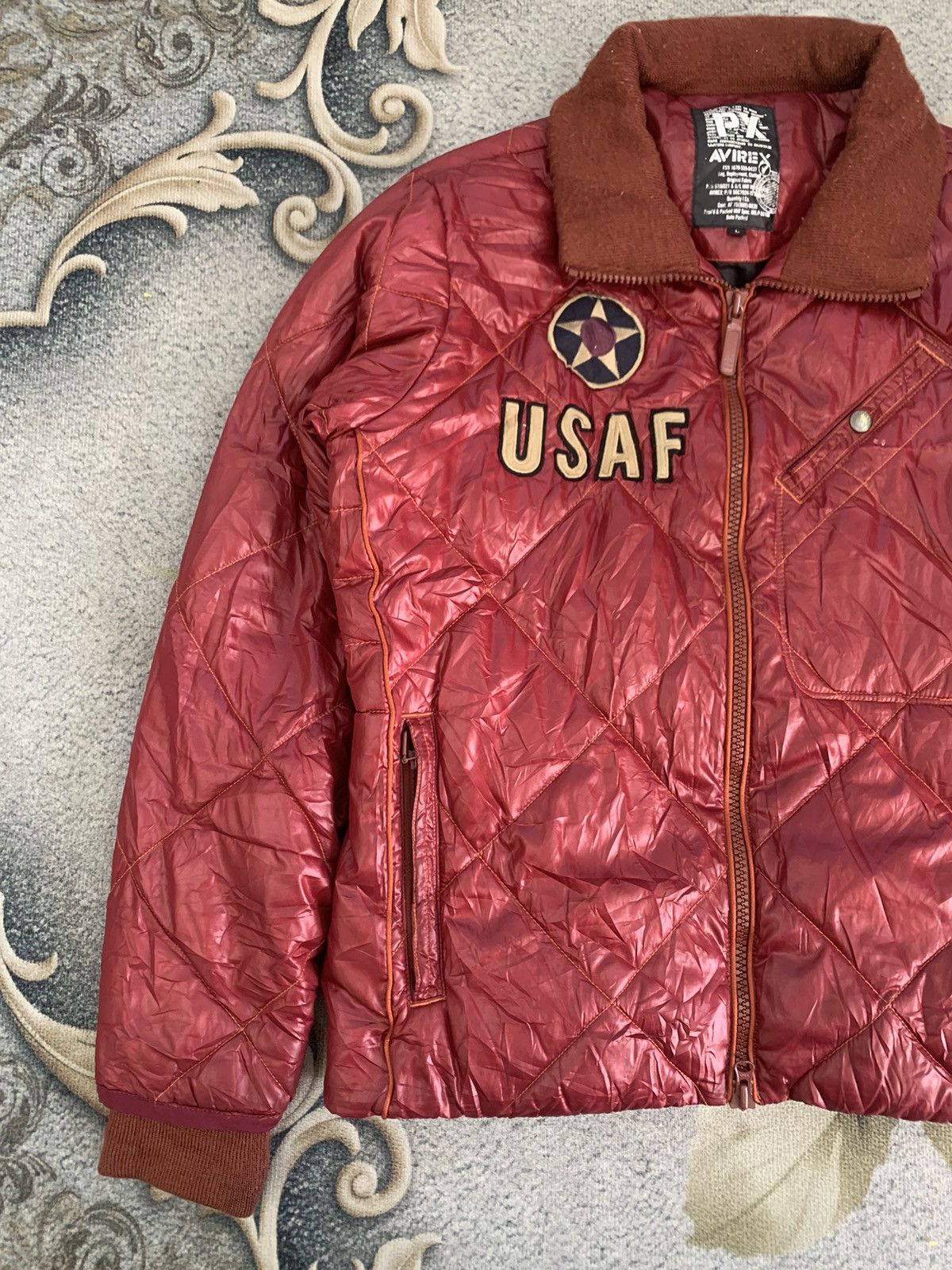 Avirex Avirex Quilted Puffer Jacket Size US L / EU 52-54 / 3 - 3 Thumbnail