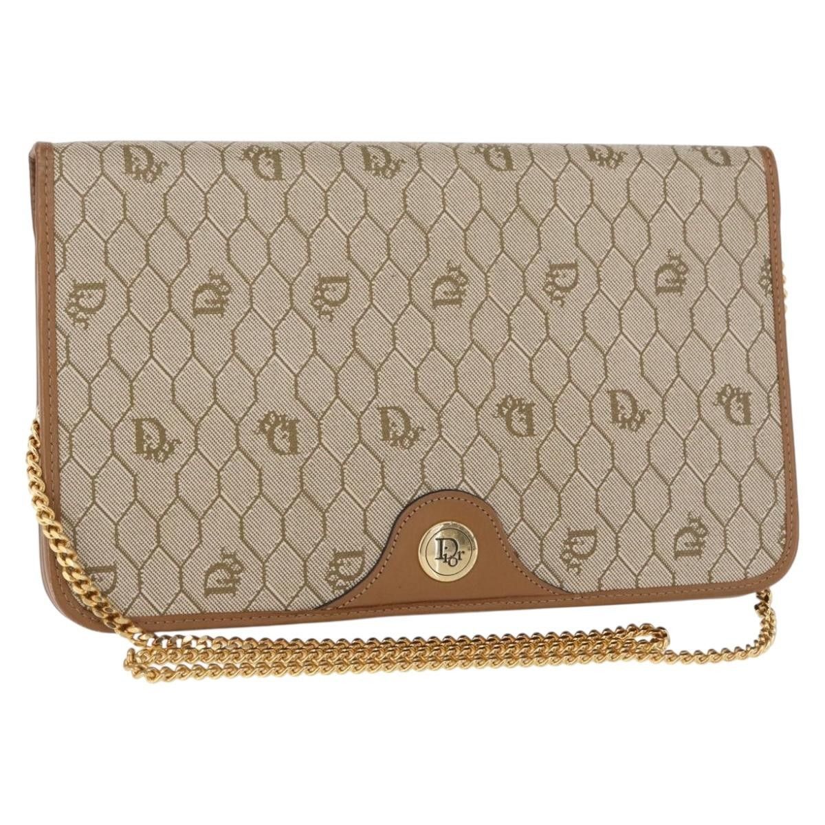 Dior Christian Dior Vintage Honeycomb chain Canvas Size ONE SIZE - 1 Thumbnail