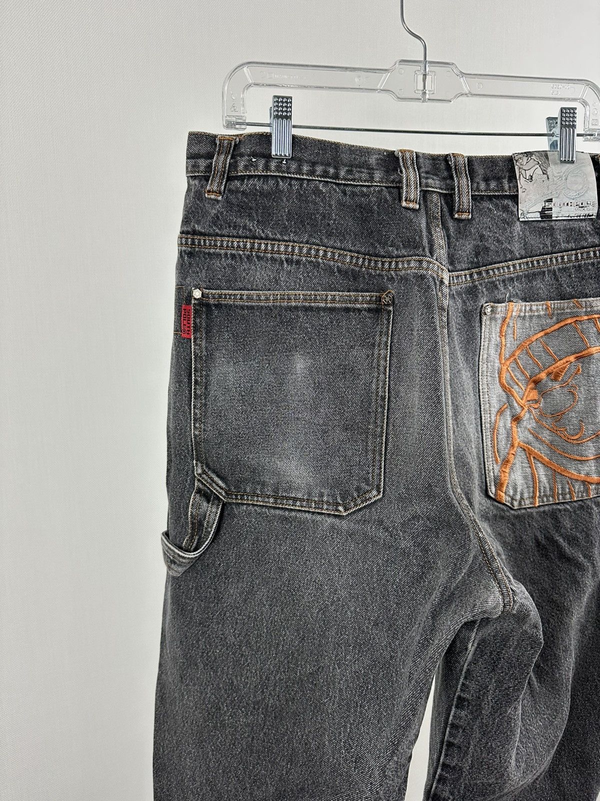 Southpole VTG Y2K Southpole Jeans Mens 38x29 Blue Baggy Acid Wash Moto Size US 38 / EU 54 - 5 Thumbnail