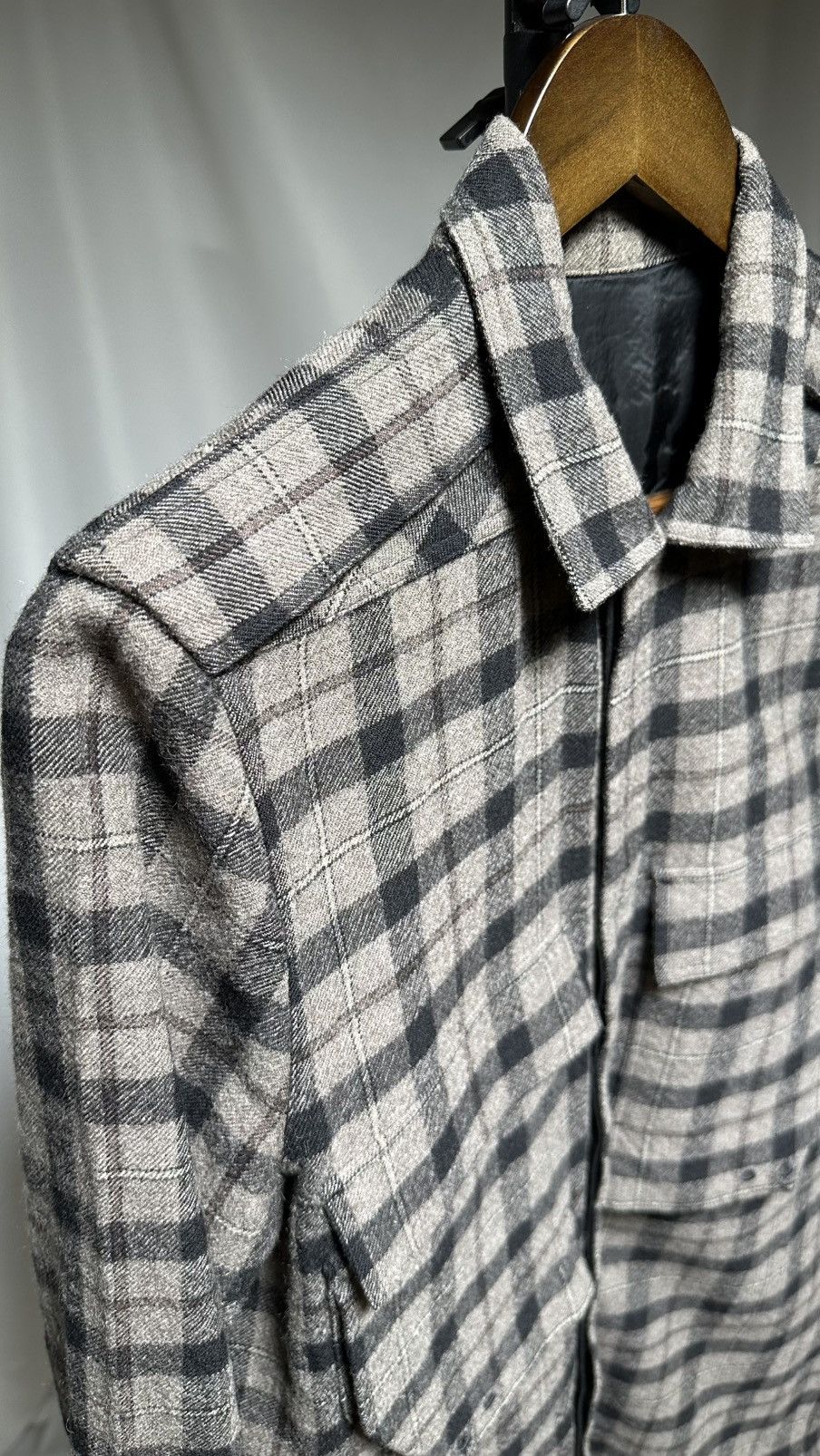 Rick Owens Rick Owens FW16 MASTODON Plaid Shirt Size 48 Size US M / EU 48-50 / 2 - 4 Thumbnail