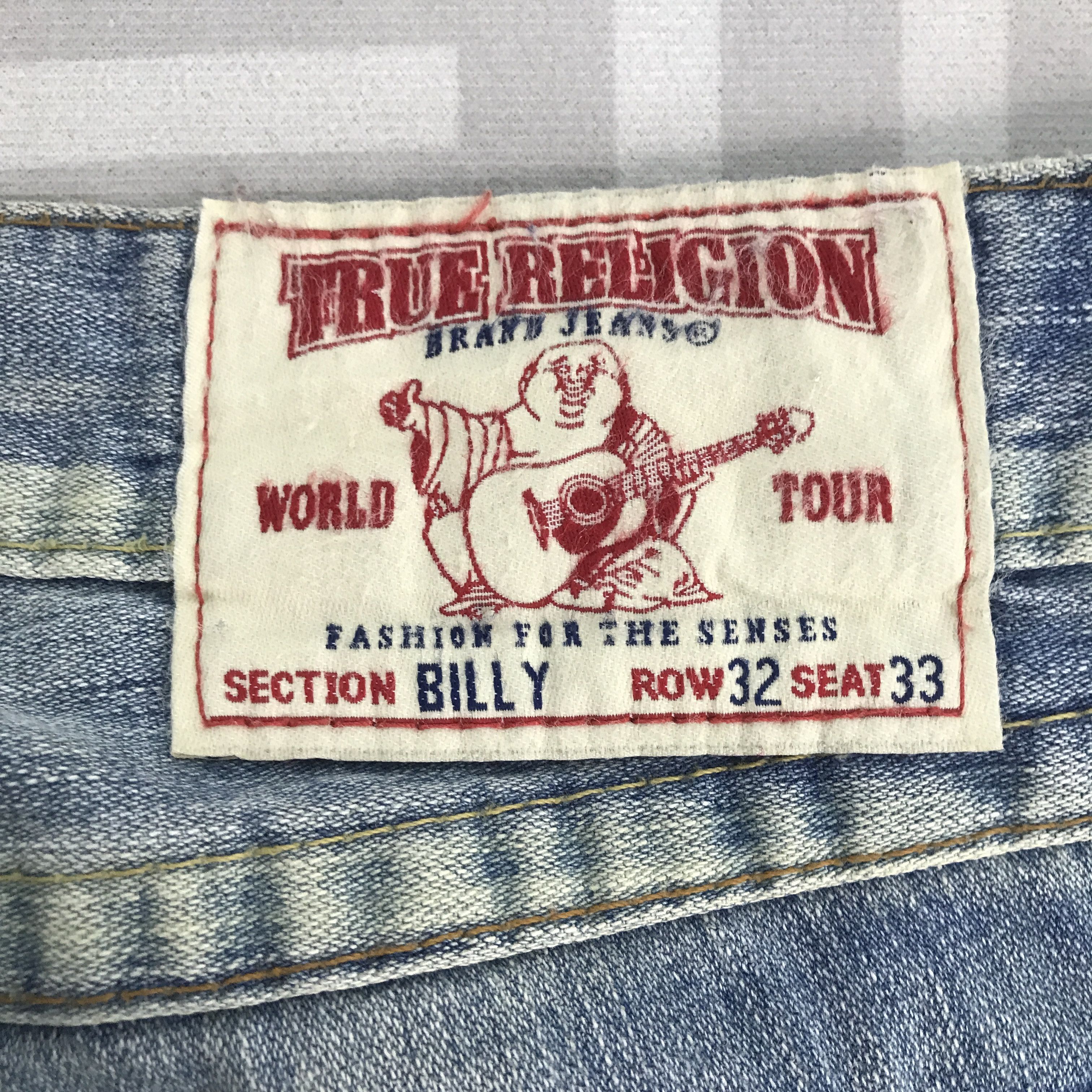 Japanese Brand Vintage True religon Distressed Distressed Denim Size US 34 / EU 50 - 7 Thumbnail
