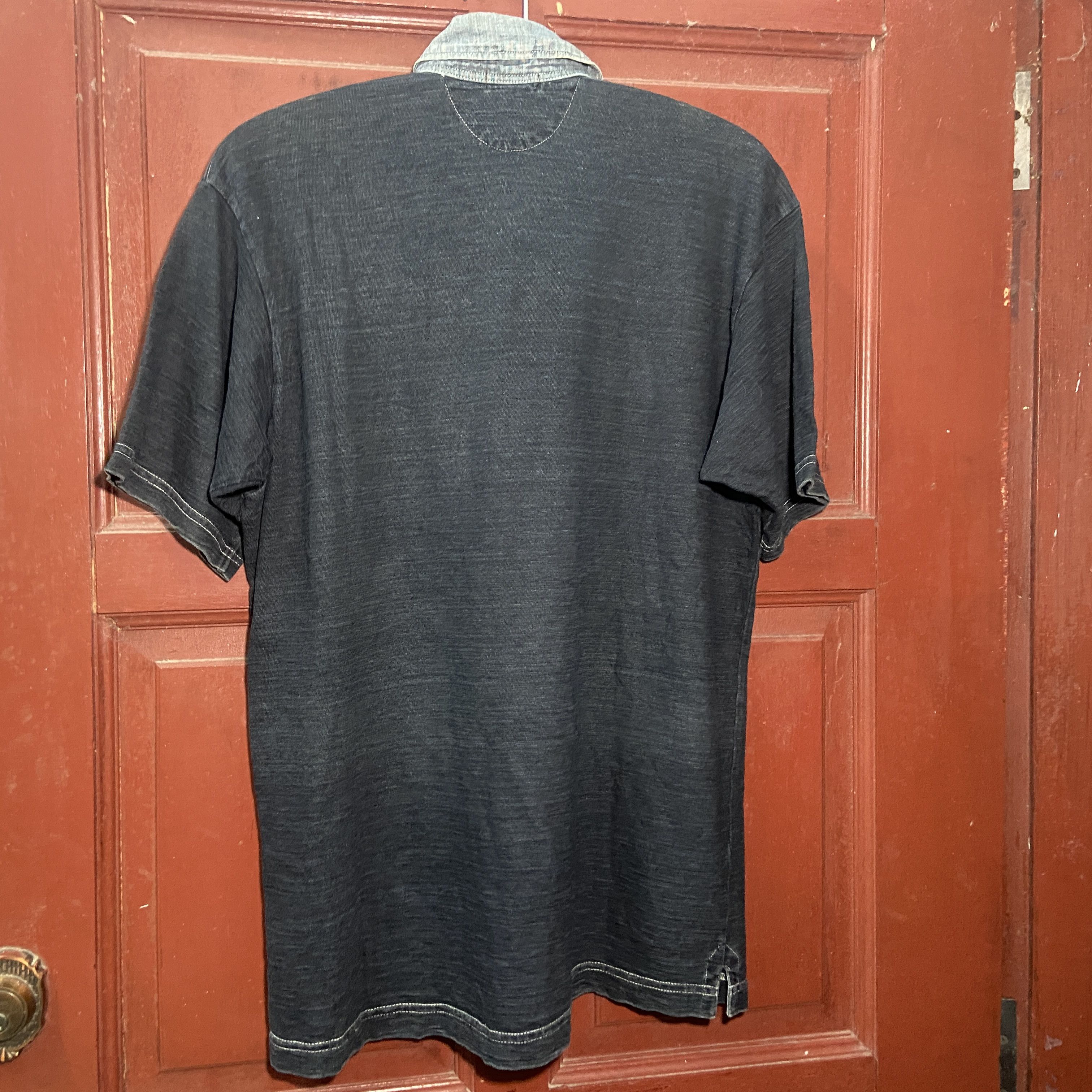 45rpm × HOLLYWOOD RANCH MARKET 45RPM indigo polo Shirt 45Rglobal Size US M / EU 48-50 / 2 - 4 Thumbnail