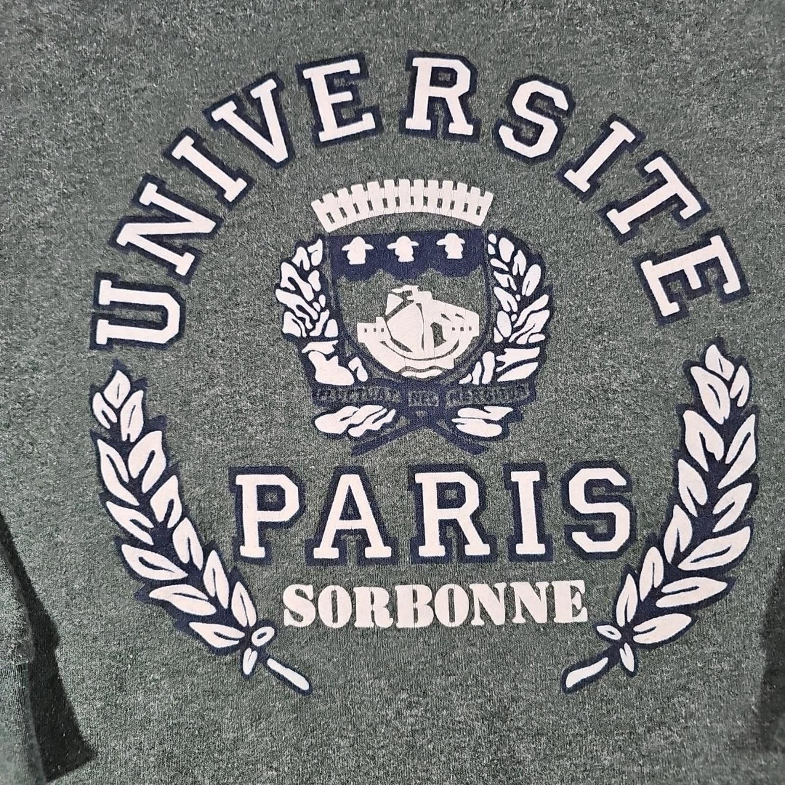 The Unbranded Brand Universite Paris Sorbonne Sweater T 3-4 Green Size M / US 6-8 / IT 42-44 - 2 Thumbnail