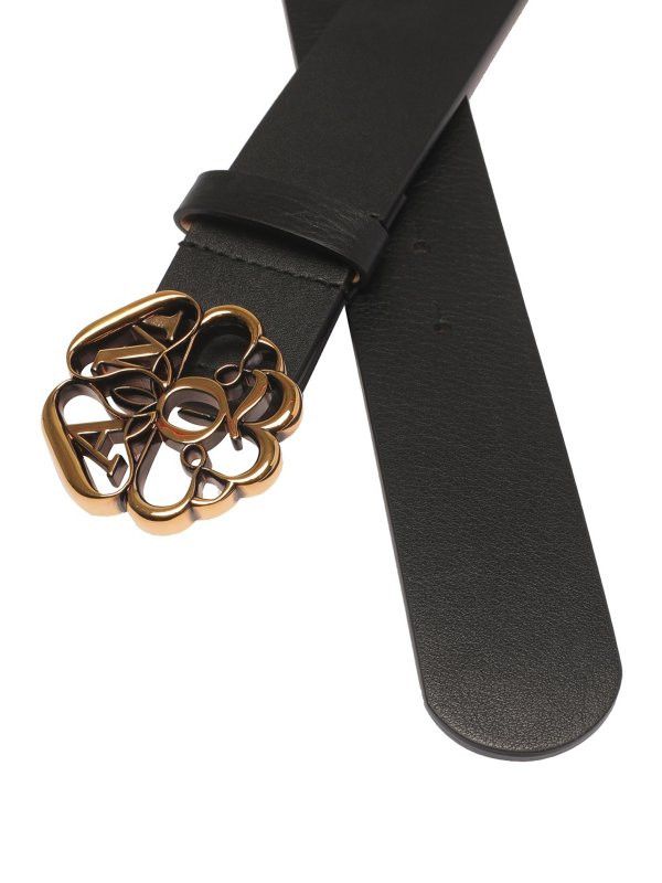 Alexander McQueen o1y0325 Size: 30 / Belt in Black Size ONE SIZE - 2 Thumbnail