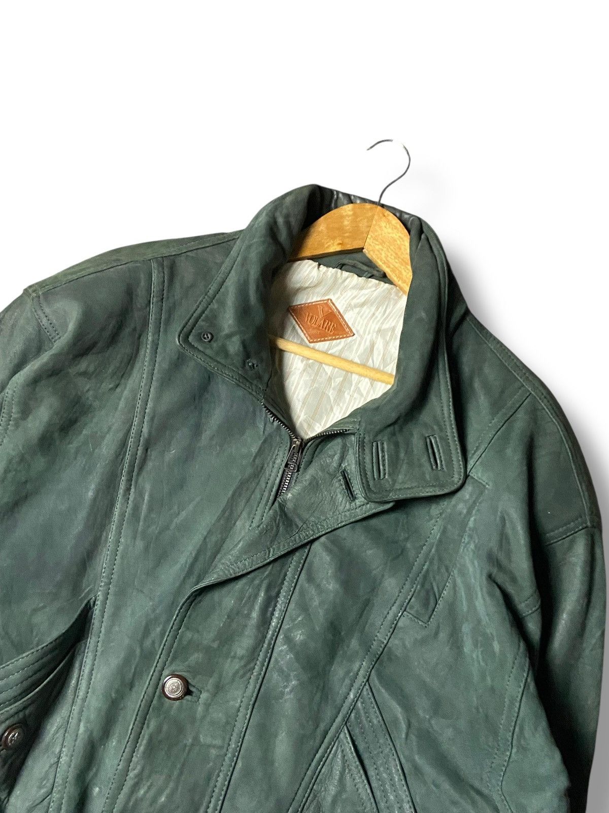 Japanese Brand MOLARE MARCOL Leather Bomber Style Jacket (155) Size US M / EU 48-50 / 2 - 2 Thumbnail
