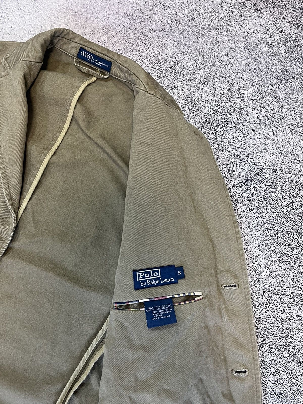 Polo Ralph Lauren Polo Ralph Lauren Cotton Blazer Jacket 3-Button Vintage S Size 38R - 6 Thumbnail