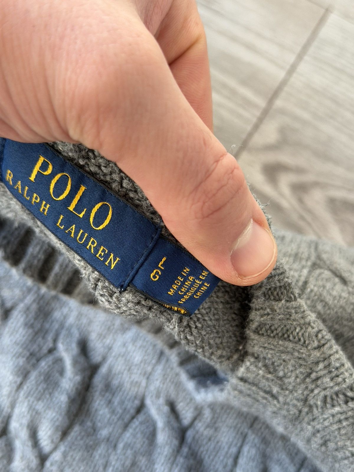 Polo Ralph Lauren Polo Ralph Lauren Grey Luxury Casual Knitted Sweater Size US L / EU 52-54 / 3 - 11 Thumbnail