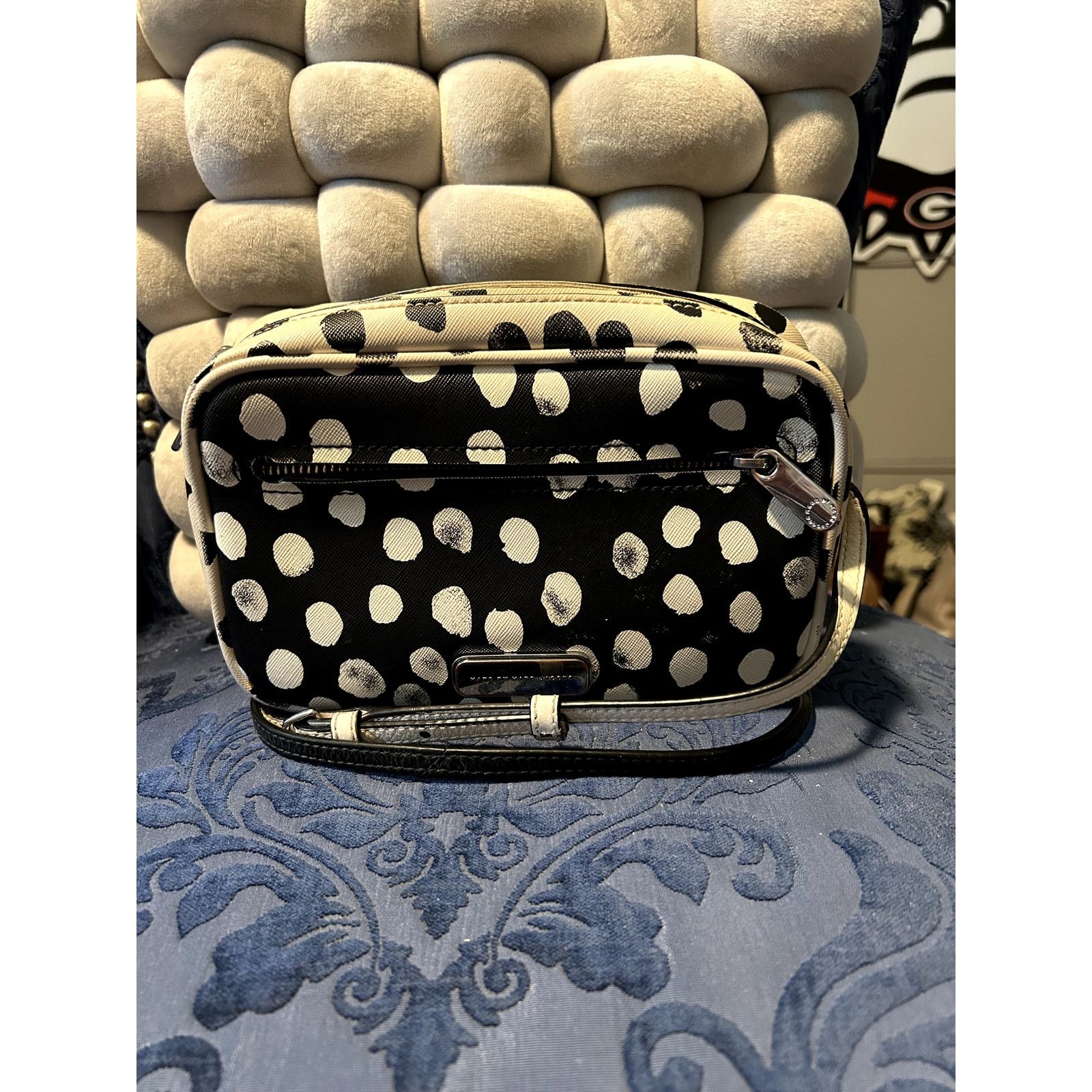 Marc by Marc Jacobs Marc by Marc Jacobs Black & White Polka Dot Camera Crossbody Size ONE SIZE - 10 Thumbnail