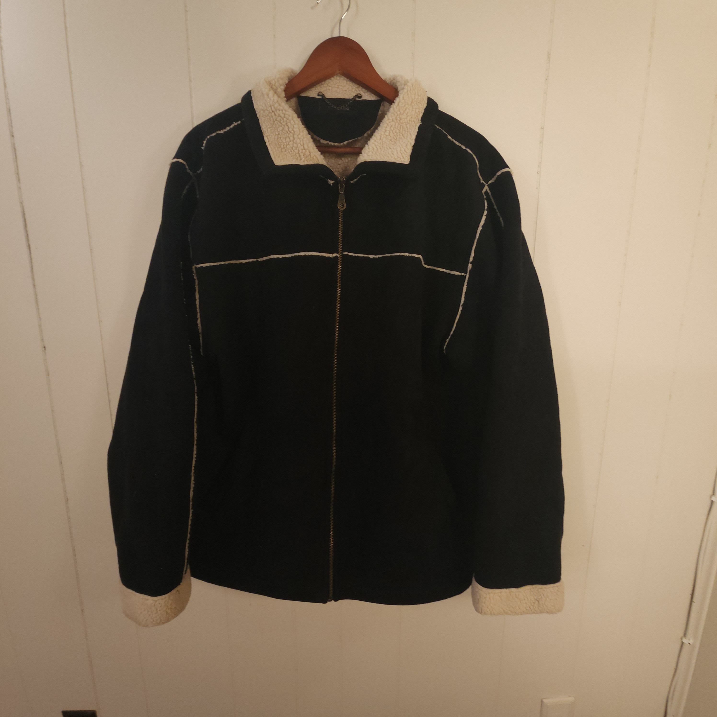 Japanese Brand × Vintage Vintage Sherpa Shearling Style Jacket Size US XL / EU 56 / 4 - 1 Thumbnail