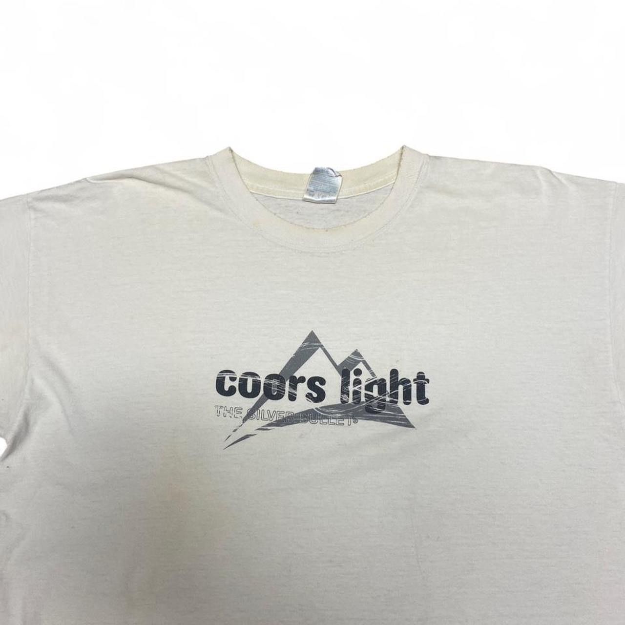 Other Vintage Coors light the silver bullet, beer white T-shirt Size US XL / EU 56 / 4 - 1 Thumbnail