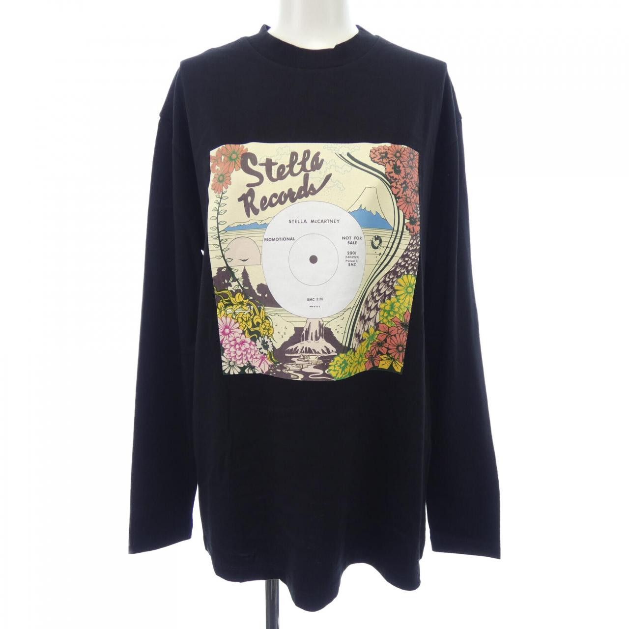 Stella McCartney Stella Mccartney Stella McCartney Record Long T-shirt Cotton T-Shirts DUTY FREE for USA Size ONE SIZE - 1 Thumbnail
